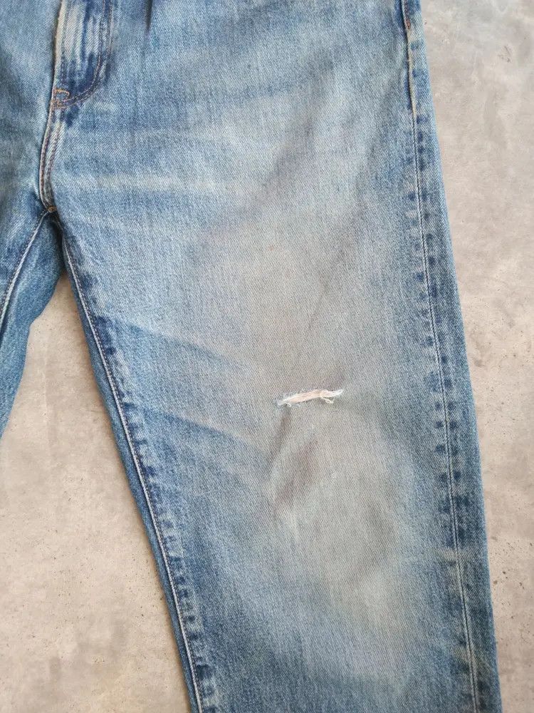 Japanese Brand Vintage Uniqlo Distresses Jeans 34x28 Size US 34 / EU 50 - 3 Thumbnail