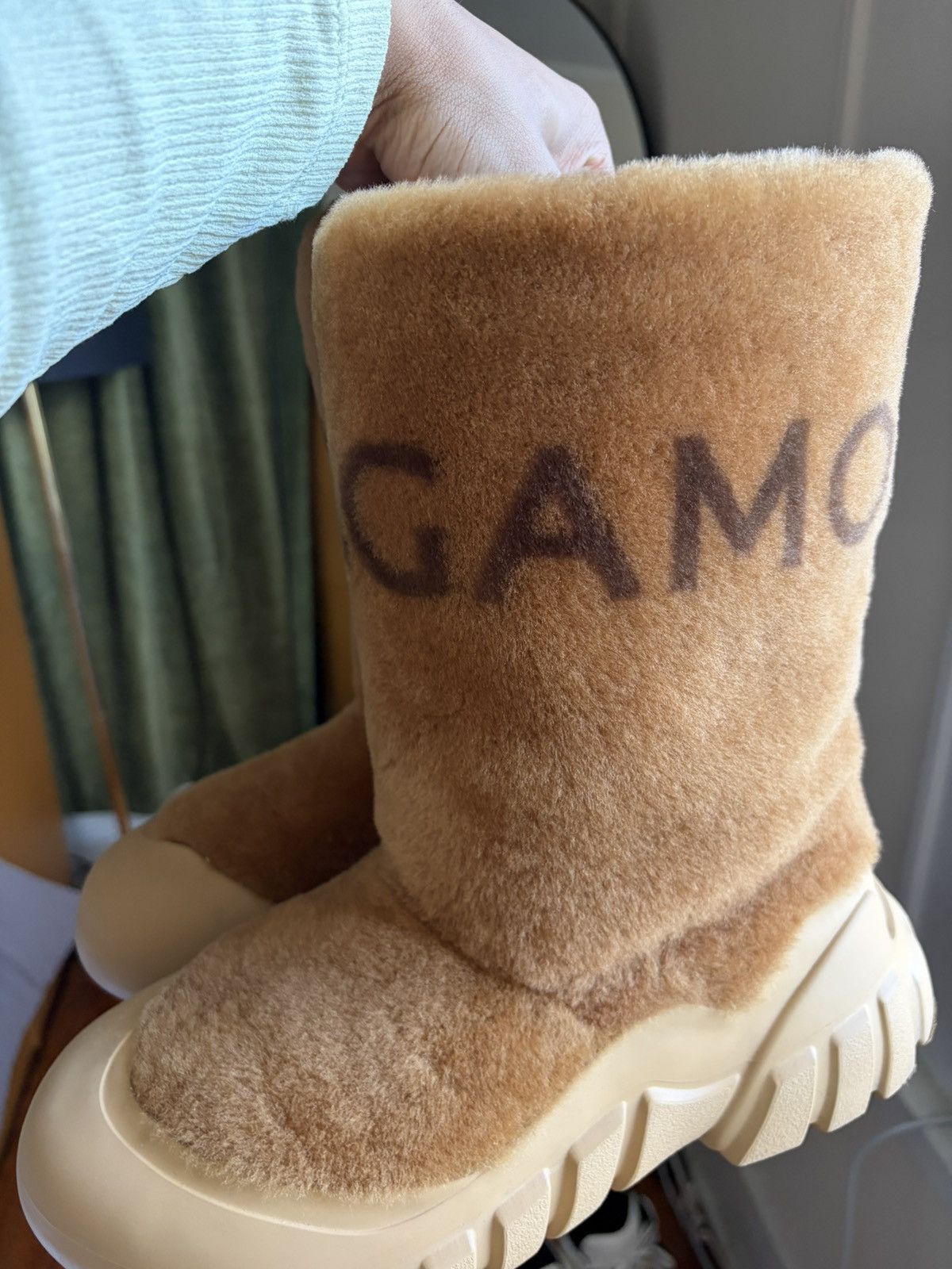 Salvatore Ferragamo Ferragamo Fur Ski Boot. Size US 10 / EU 43 - 5 Thumbnail