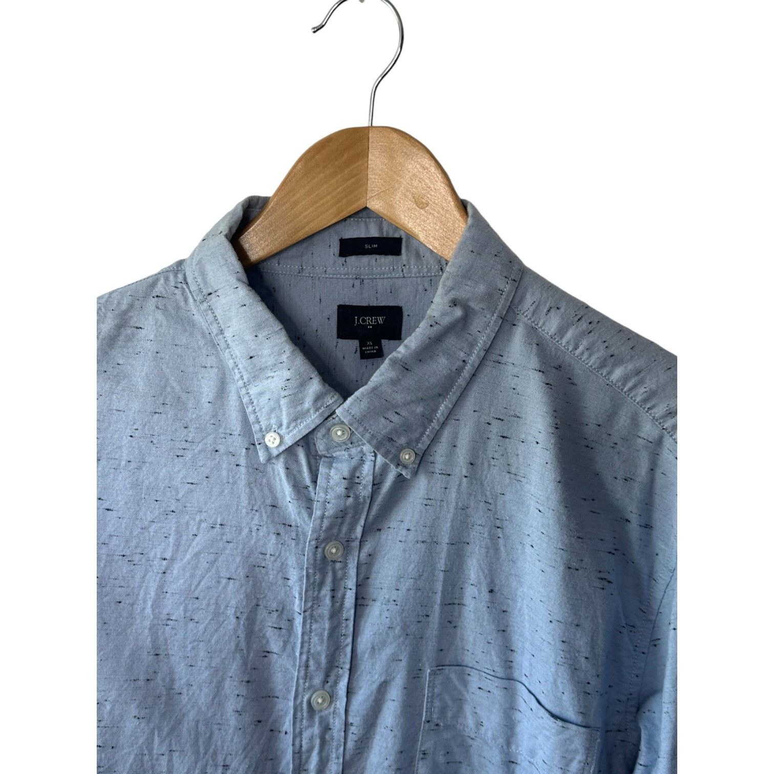 J.Crew J. Crew Blue Slim Fit Long Sleeve Button-Up Shirt Men's XL Size US XL / EU 56 / 4 - 5 Thumbnail