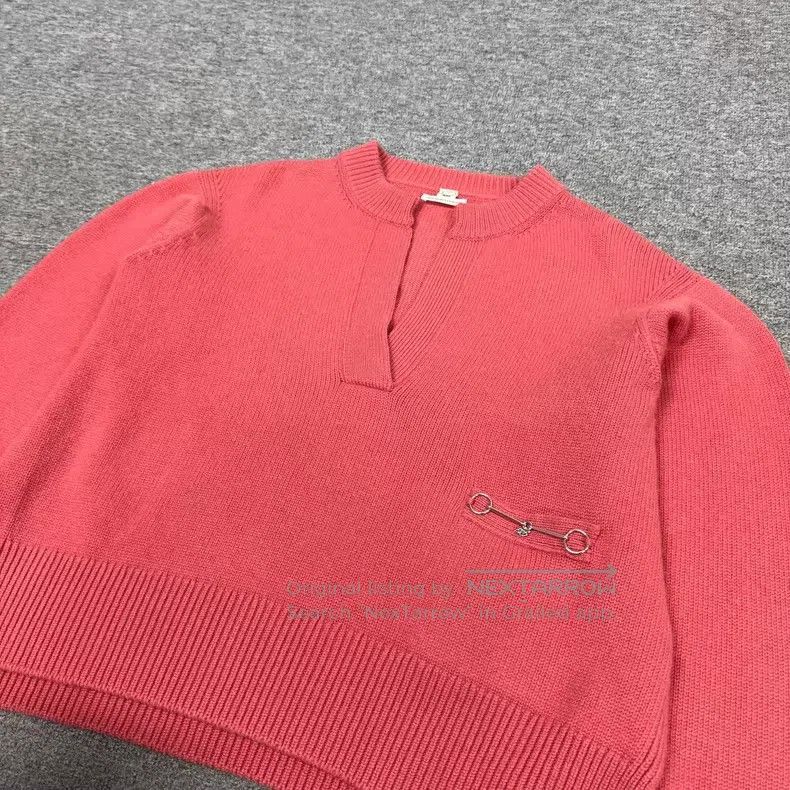 Hermes Hermes Horse-bit Cashmere V-neck Sweater Size XS / US 0-2 / IT 36-38 - 3 Thumbnail