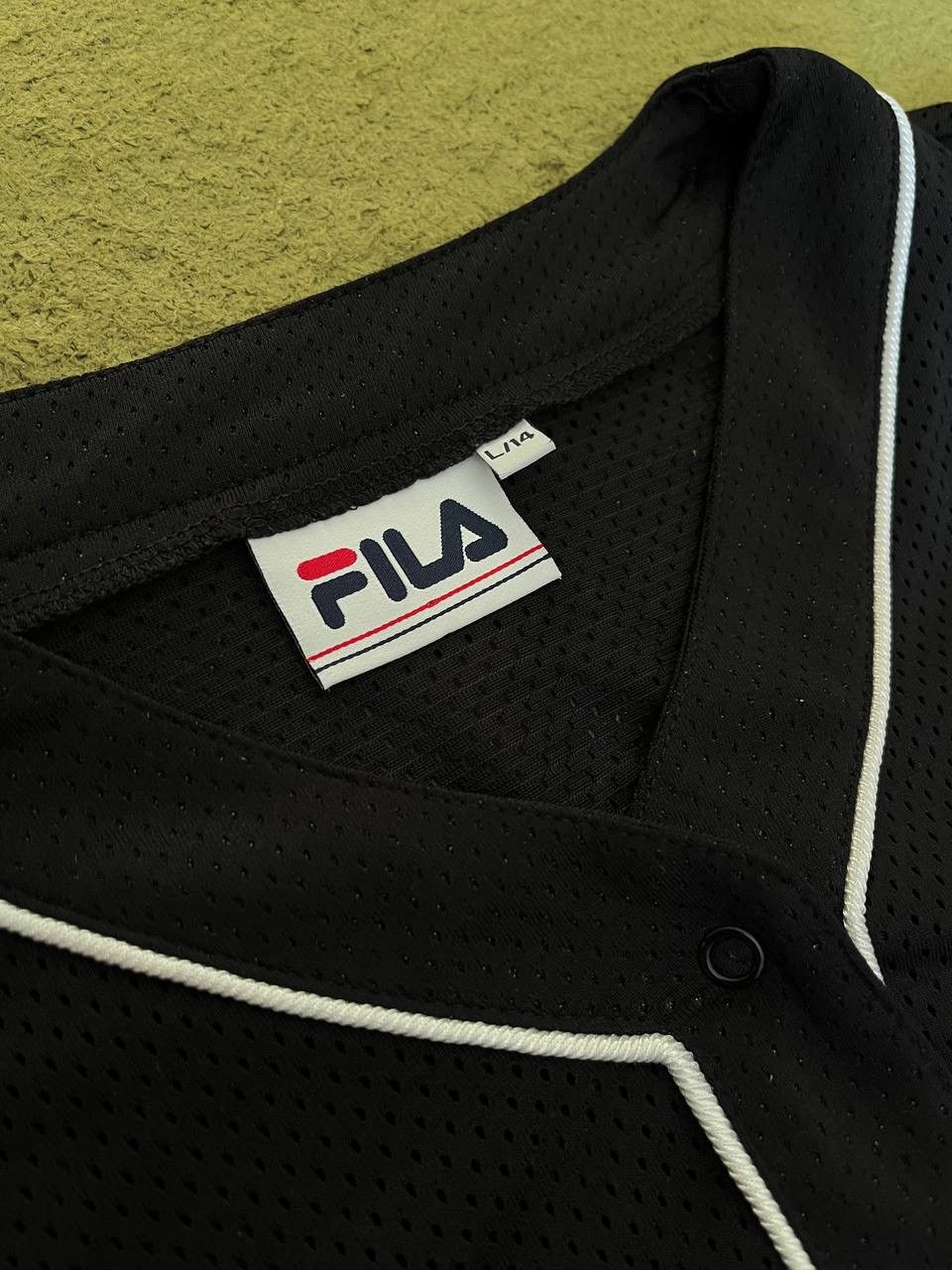 Fila Fila black transparent jersey shirt Size US M / EU 48-50 / 2 - 3 Thumbnail