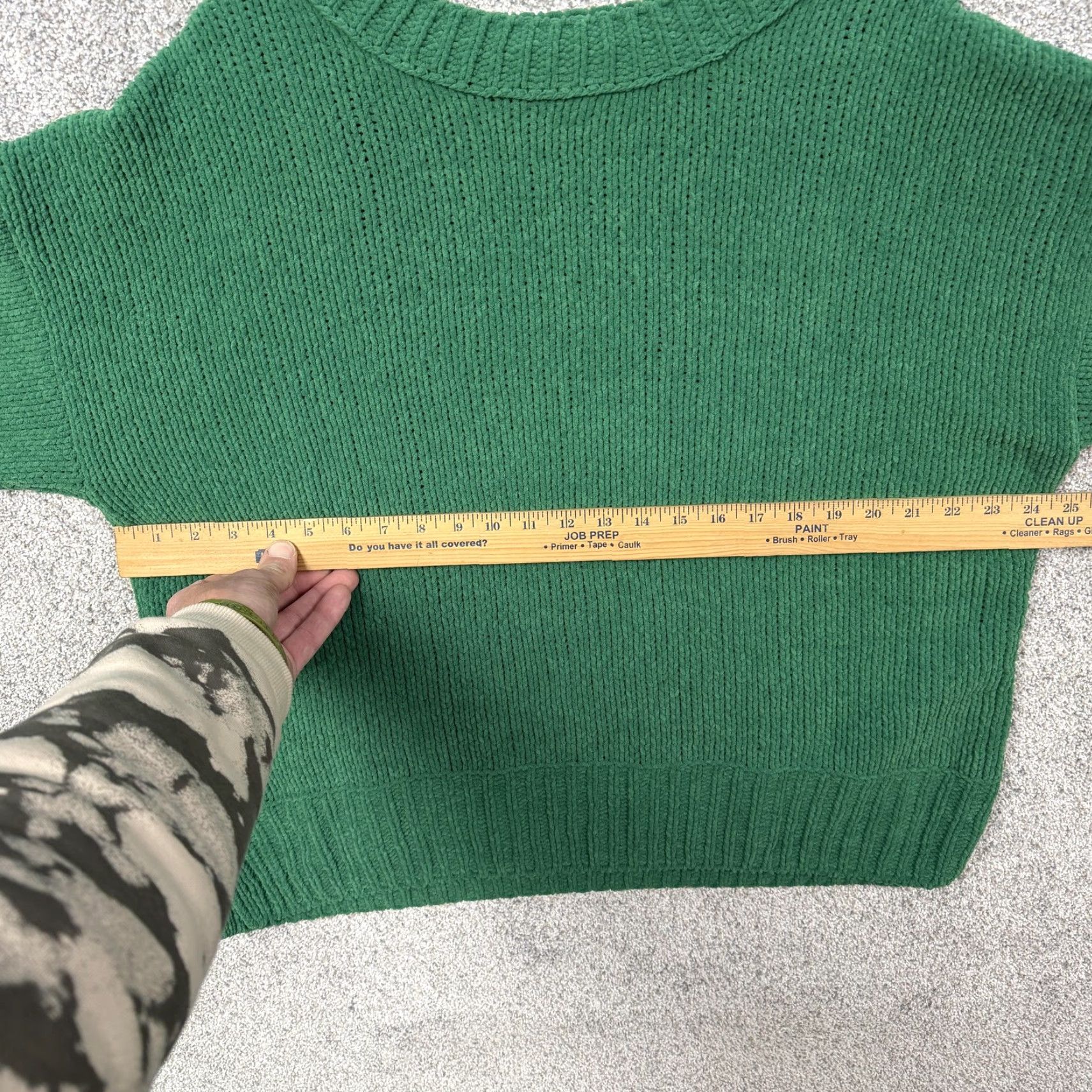 Vintage Aerie Sweater Women's M Green Chunky-Knit Crew Neck Cozy Relaxed Fit 80s Style Casual Pullover Knit Size M / US 6-8 / IT 42-44 - 4 Thumbnail