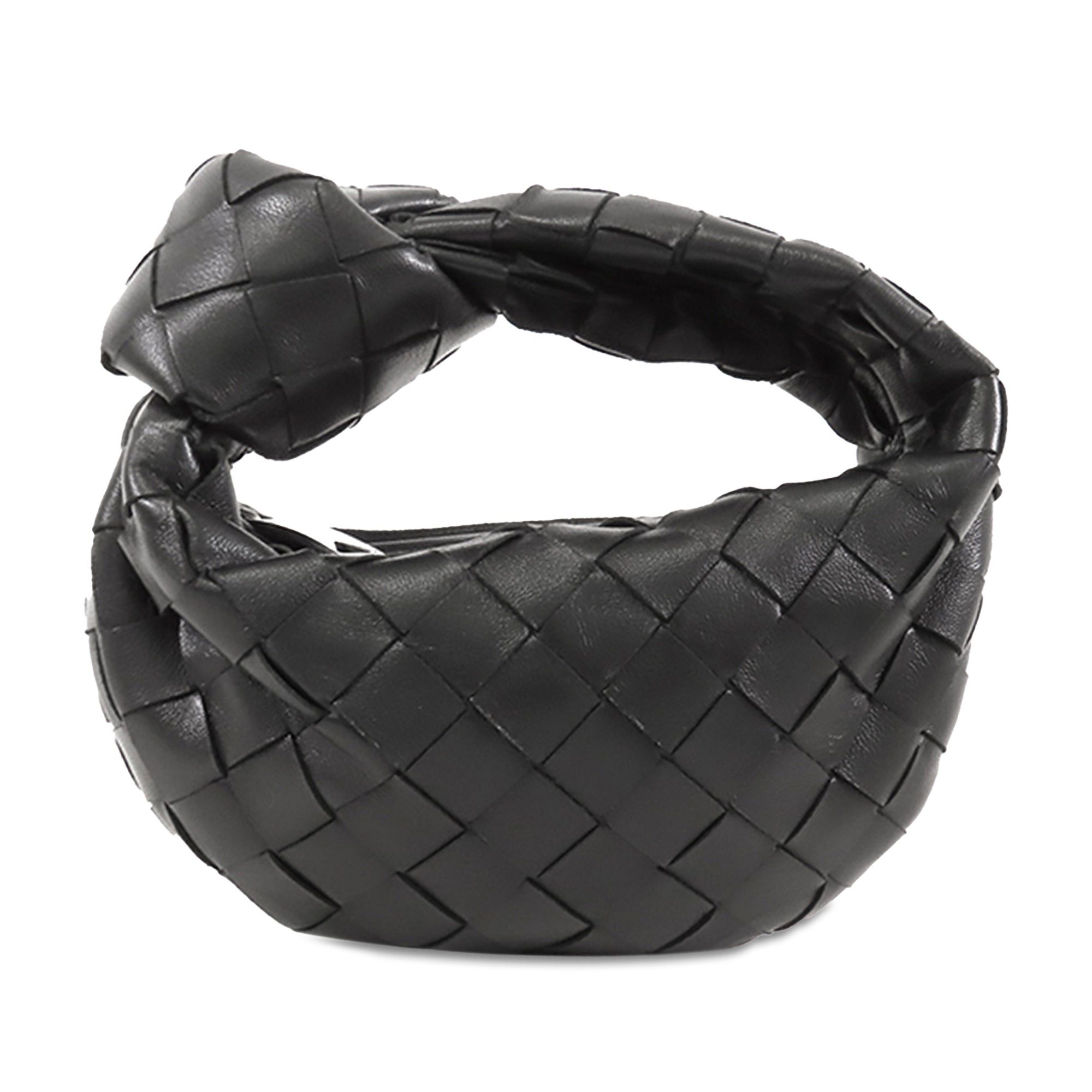 Bottega Veneta Bottega Veneta Candy Nappa Intrecciato Jodie Black Size ONE SIZE - 1 Thumbnail