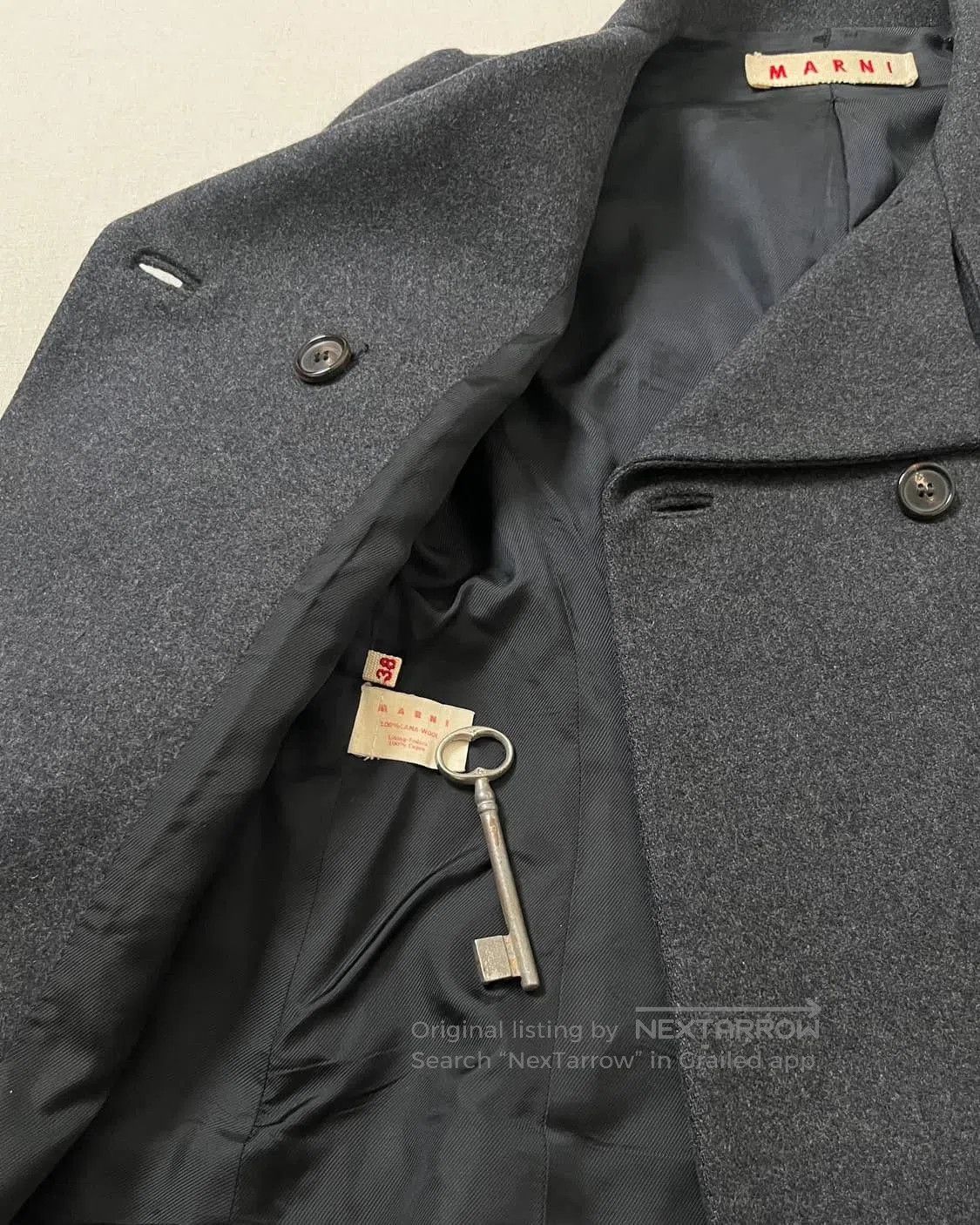 Marni Marni Berkeley Wool Coat. Size M / US 6-8 / IT 42-44 - 2 Thumbnail