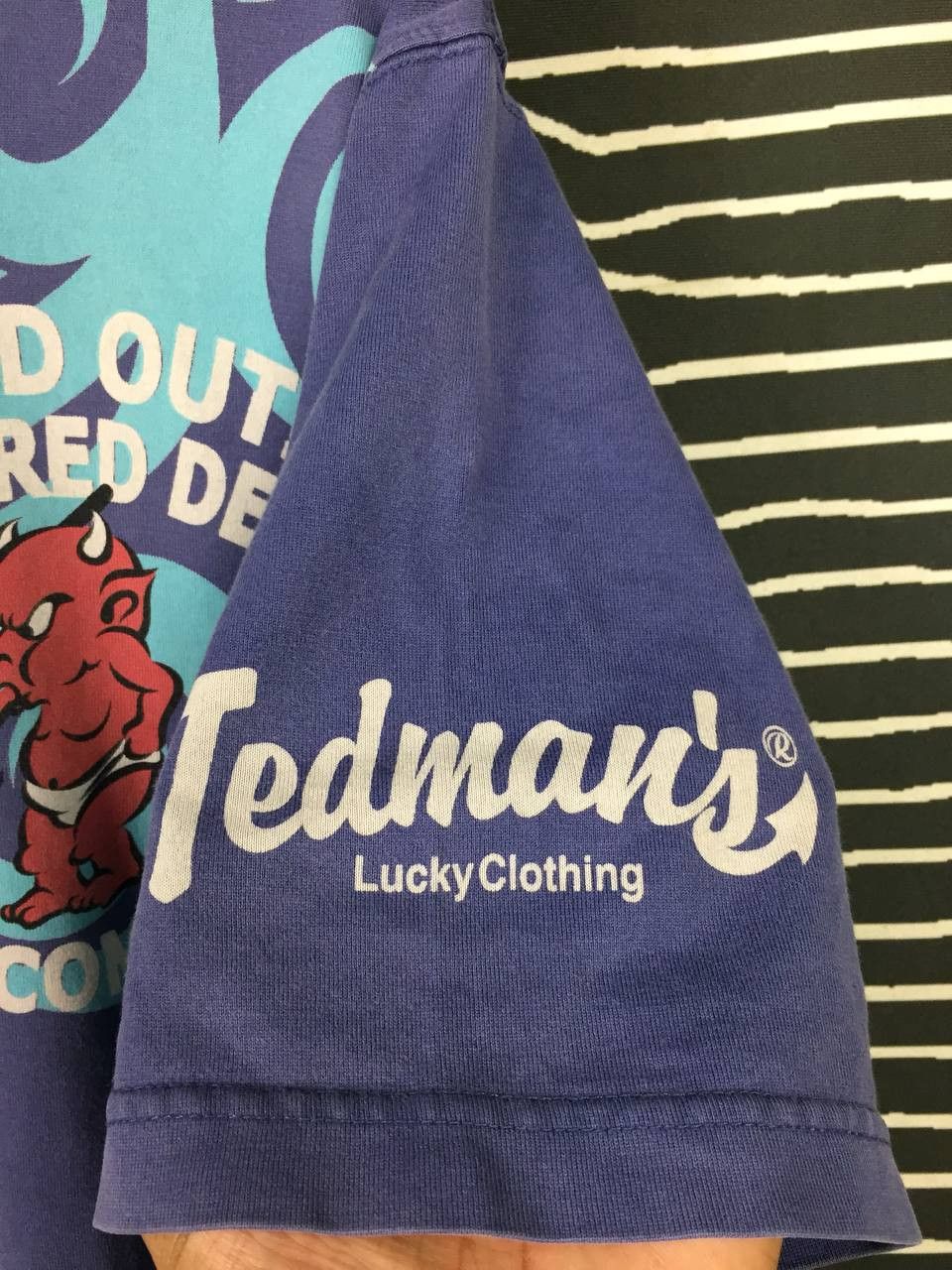 Japanese Brand Ted Company Devil's Equipment I Will Engrave With Soul Tee Size US L / EU 52-54 / 3 - 7 Thumbnail