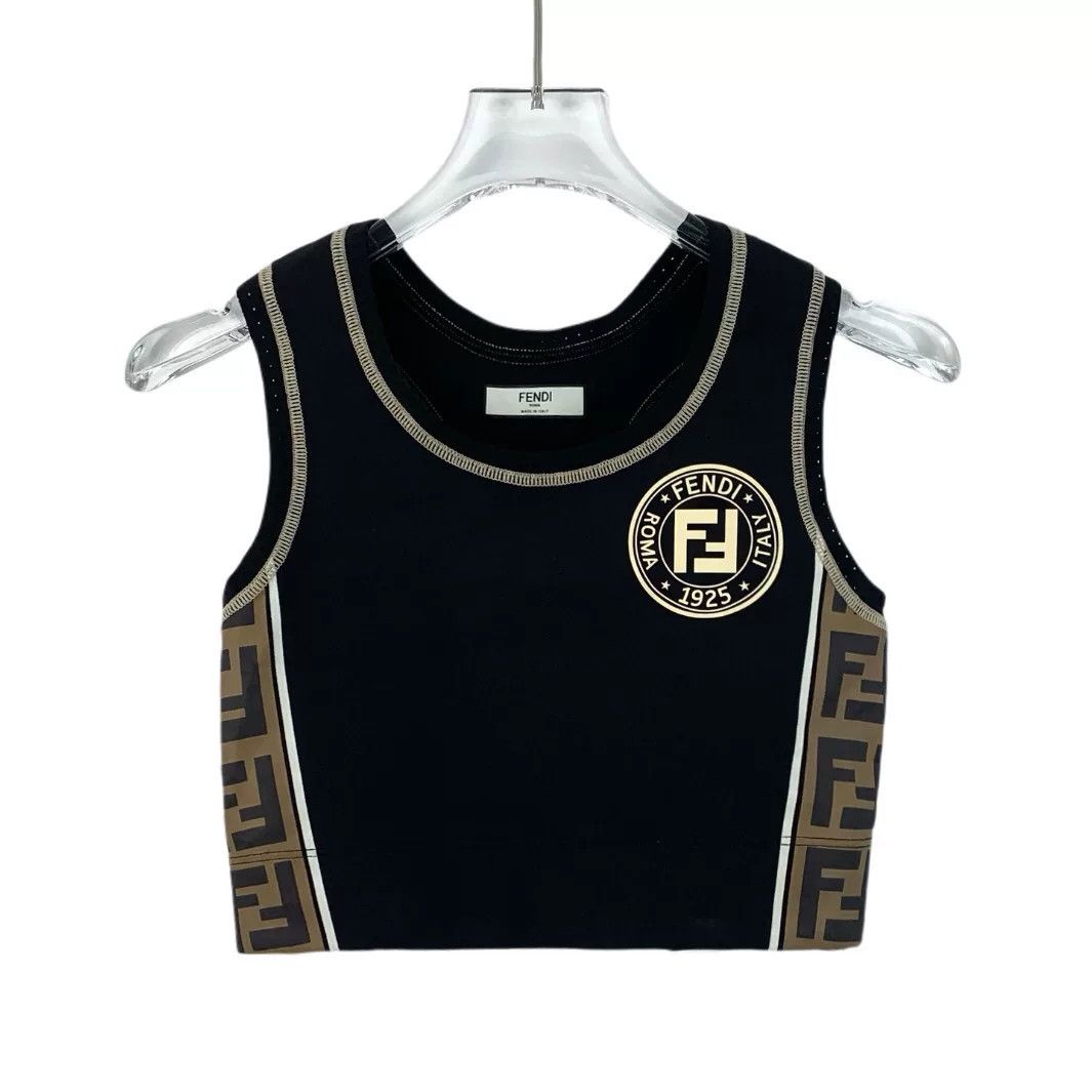Fendi fendi color block logo sports vest Size US S / EU 44-46 / 1 - 1 Thumbnail