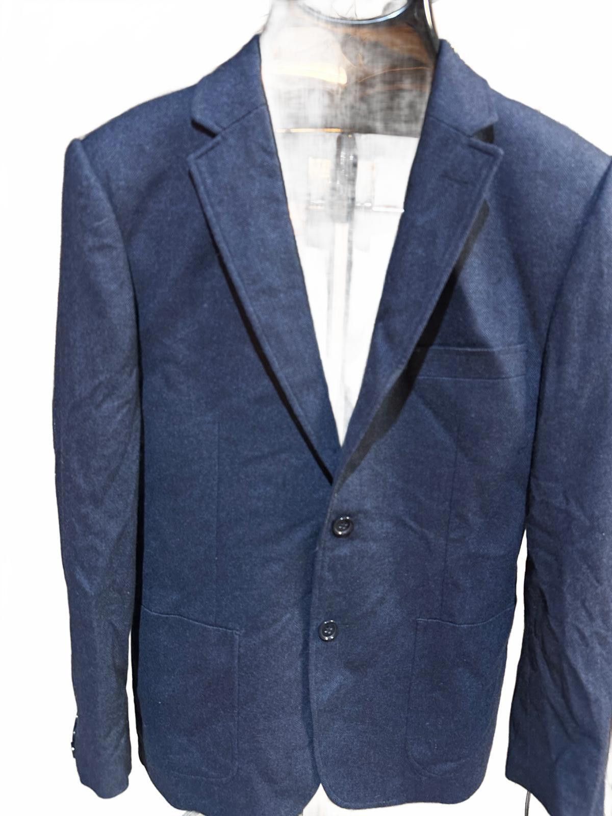 Combatant Gentlemen Combatant Gentlemen x Tollegno 1900 Navy Wool Blazer Size 36R - 1 Thumbnail