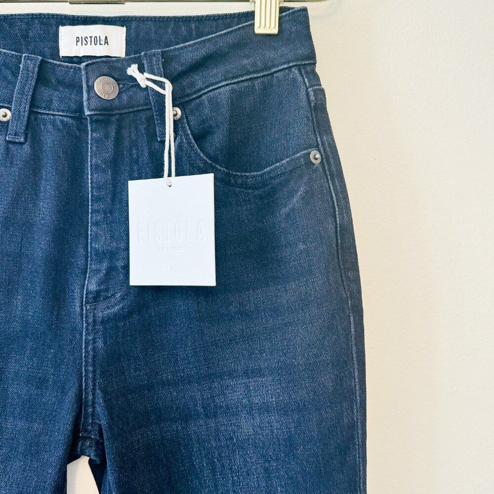 Pistola NWT Pistola Lennon High-Rise Cropped Bootcut Jeans Size 24 Size 24" / US 00 / IT 34 - 3 Thumbnail