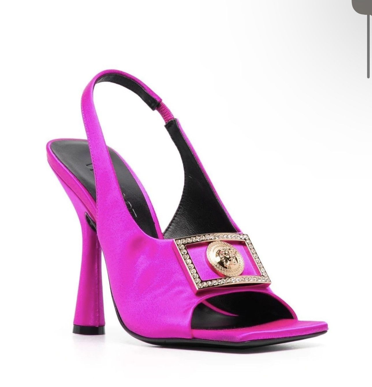 Versace Versace Pink High-Heeled Slingback Sandals Size US 6.5 / IT 36.5 - 1 Thumbnail
