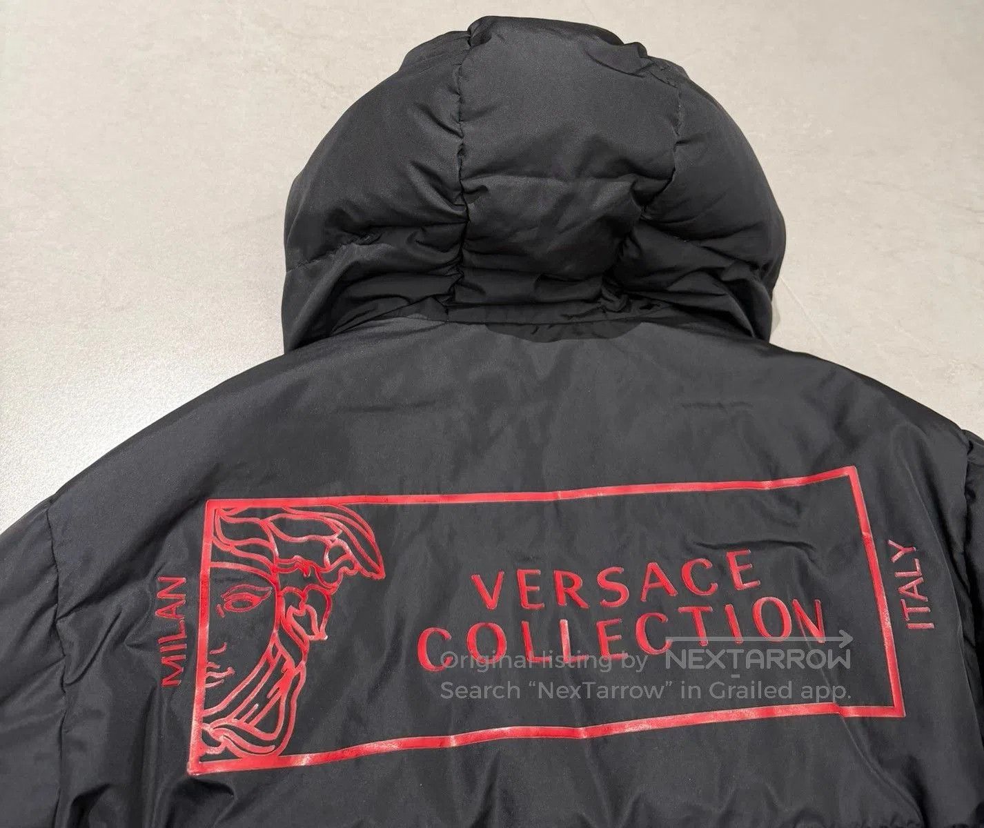 Versace Versace Men's Black Medusa Down Jacket. Size US M / EU 48-50 / 2 - 6 Thumbnail