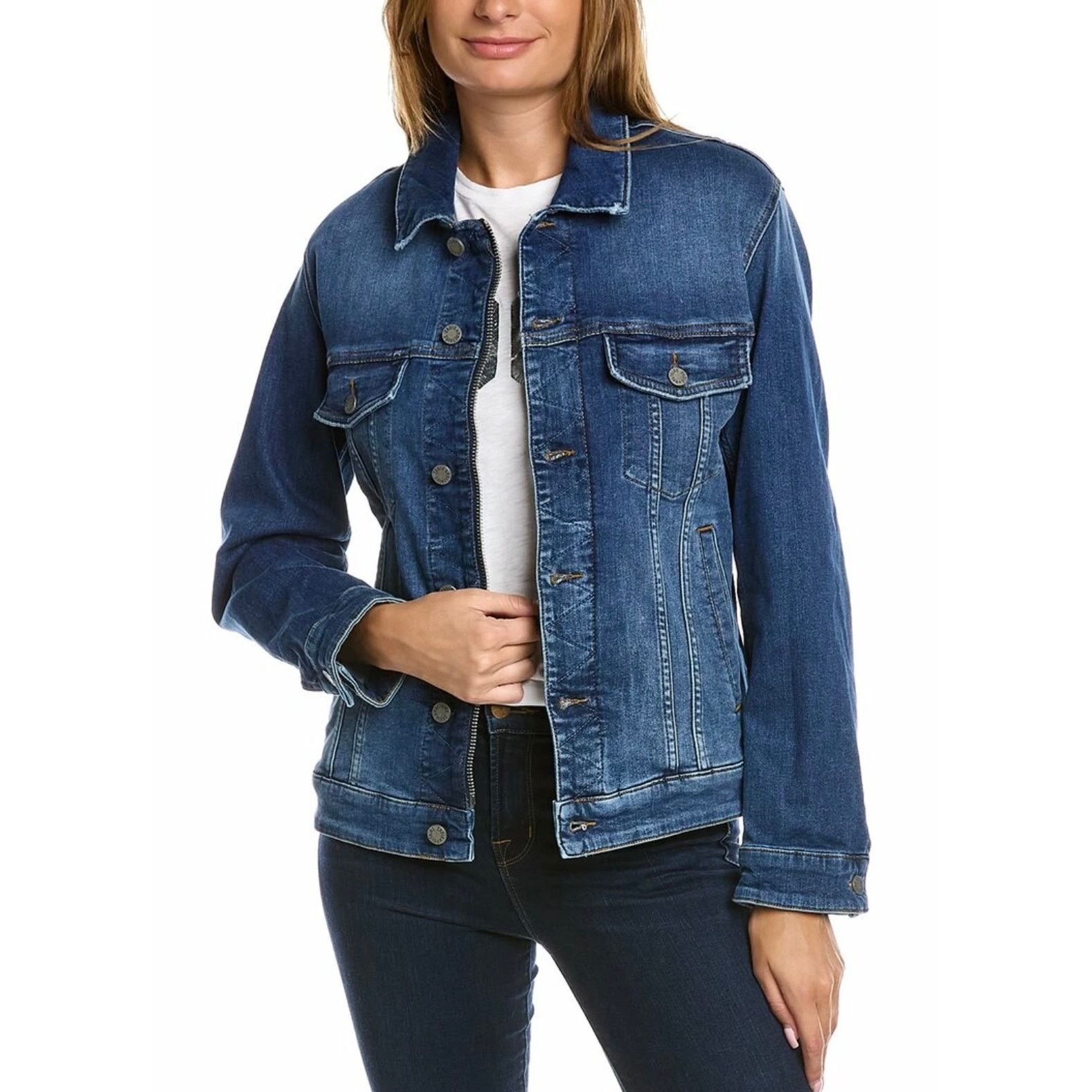 Zadig & Voltaire Zadig & Voltaire Kase Denim Heart Jacket in Dark Blue Small Size S / US 4 / IT 40 - 4 Thumbnail