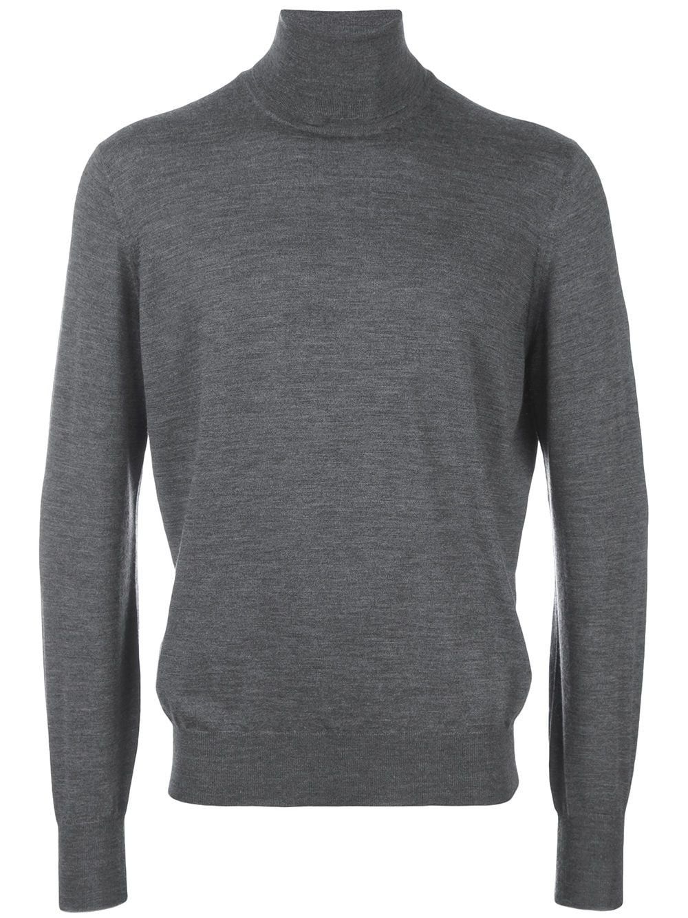 Brunello Cucinelli WOOL TURTLE-NECK SWEATER Size US S / EU 44-46 / 1 - 1 Thumbnail