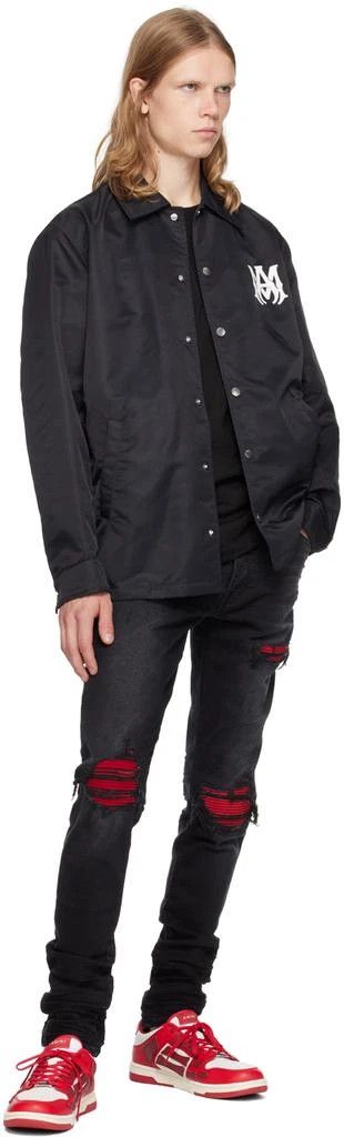 Amiri o1s1wg110725 MX1 Ultra Suede Jeans in Black Size US 36 / EU 52 - 5 Thumbnail