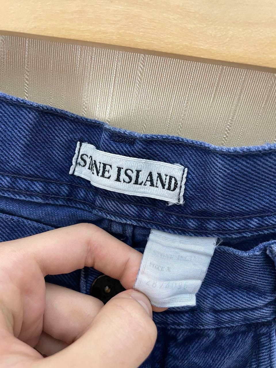 Massimo Osti × Stone Island × Vintage Stone Island Vintage Patch Denim Jeans Size US 32 / EU 48 - 10 Thumbnail