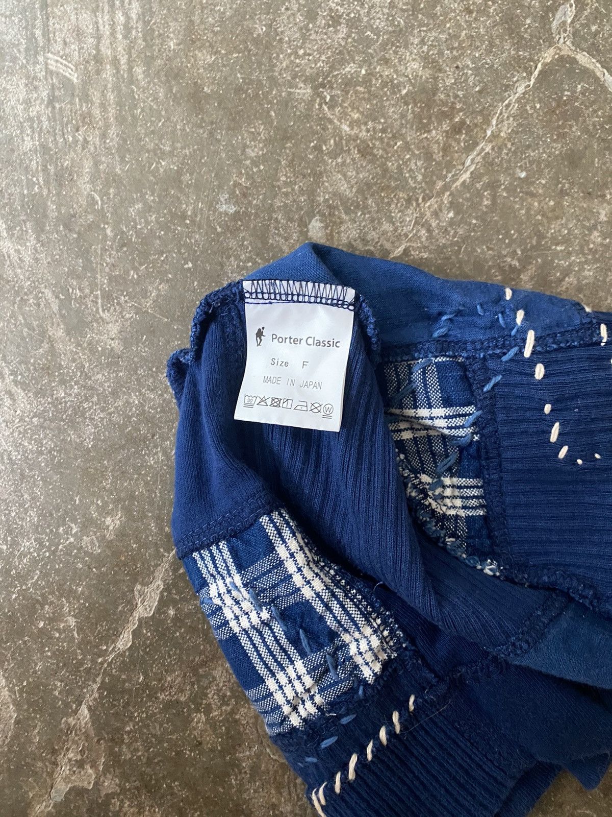 Porter Classic Porter Classic Patchwork Boro Beanie Kuon RRL Kapital FDMTL Size ONE SIZE - 6 Thumbnail