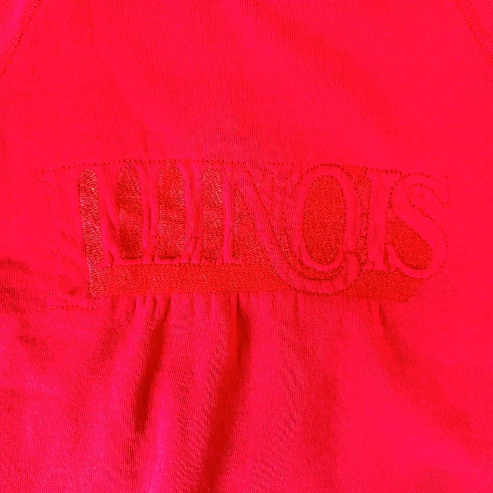 Lee VINTAGE Lee Sweatshirt Womens XL Red Lee Sweatshirt XL Red 90s Vintage Womens Pullover Crew Neck Fleece All Seasons Activewear IL USA Size XL / US 12-14 / IT 48-50 - 2 Thumbnail