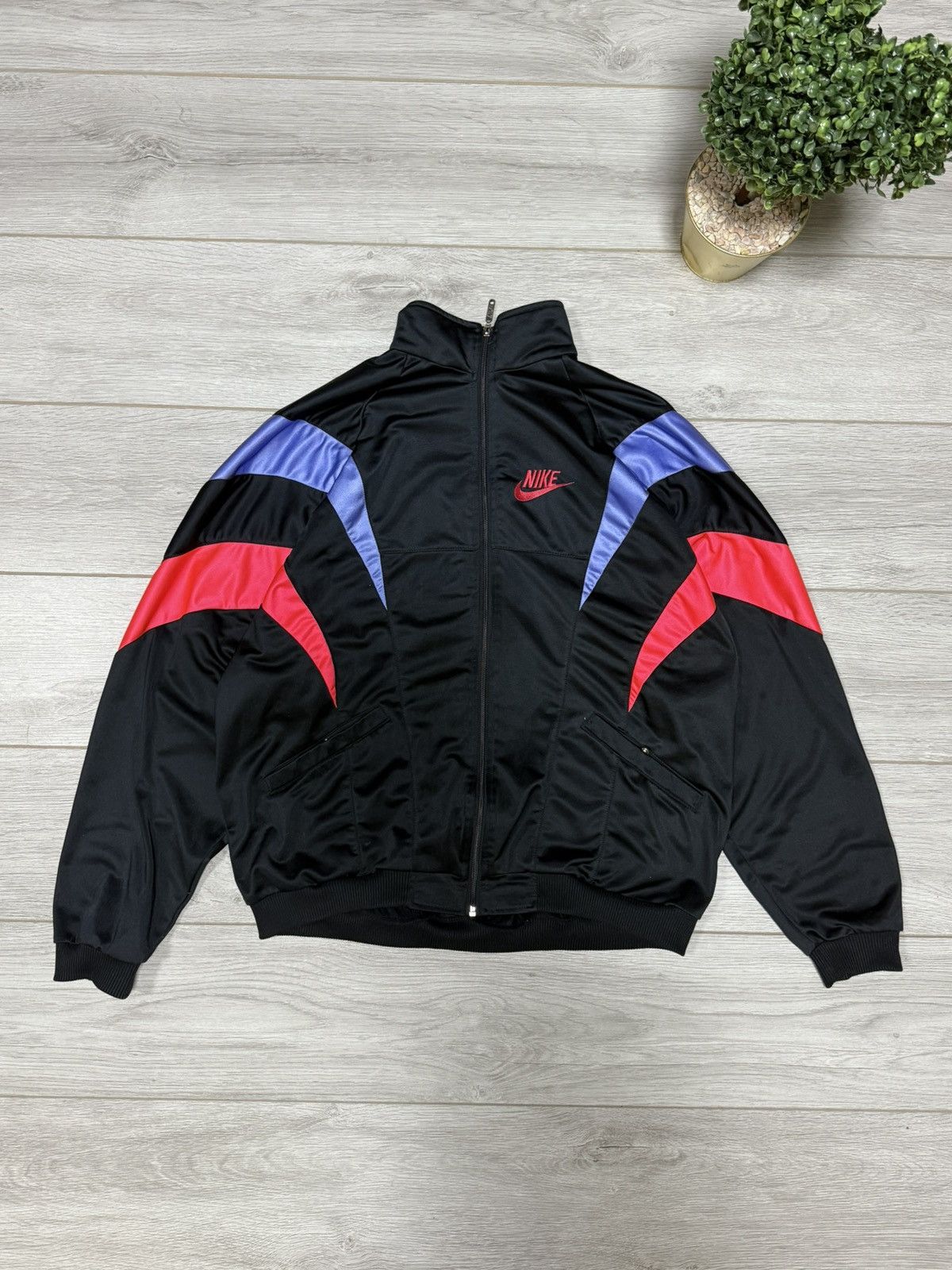 Nike Nike vintage 80s - 90s suit zip track jacket pants Size US L / EU 52-54 / 3 - 2 Thumbnail