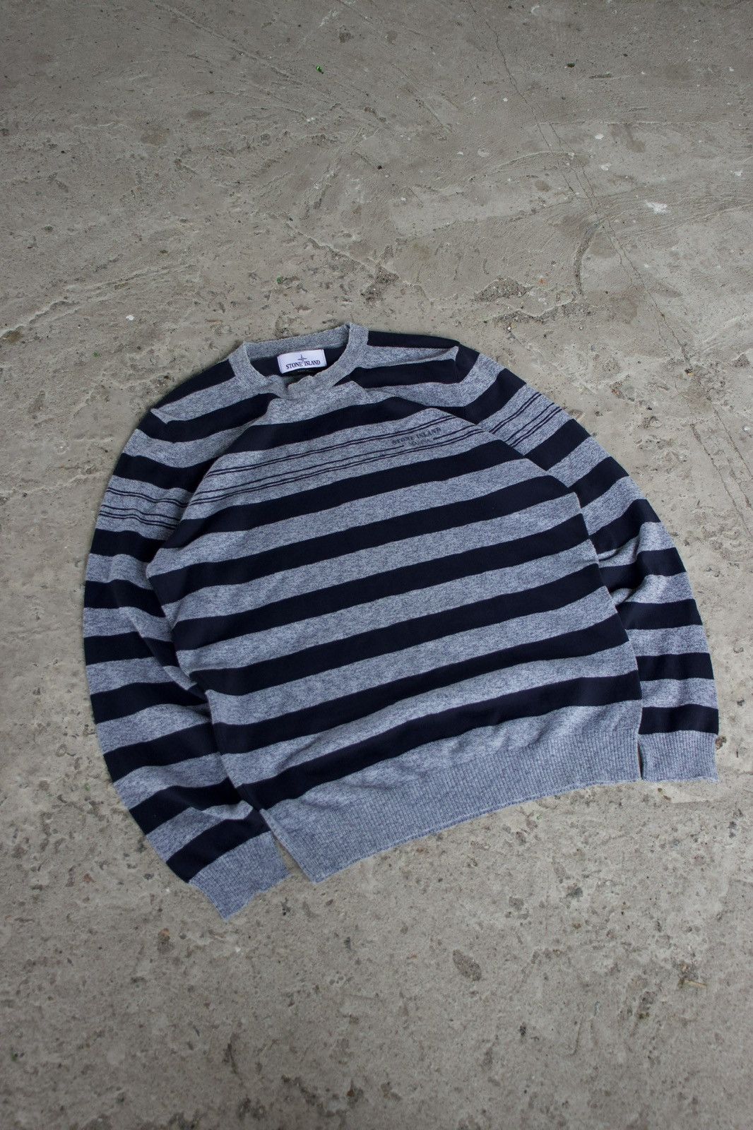 Stone Island Stone Island Striped Wool Knit Sweater Size US M / EU 48-50 / 2 - 4 Thumbnail