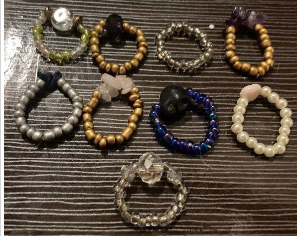 Other Beaded rings various Size ONE SIZE - 2 Thumbnail