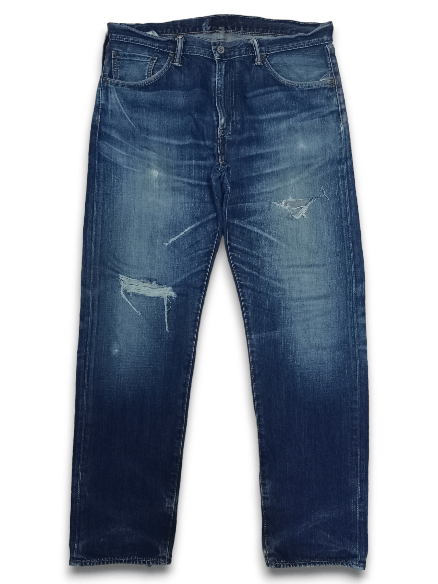 Levi's Vintage Levis 503 Blue Wash Loose Distressed Jeans Size US 36 / EU 52 - 1 Thumbnail