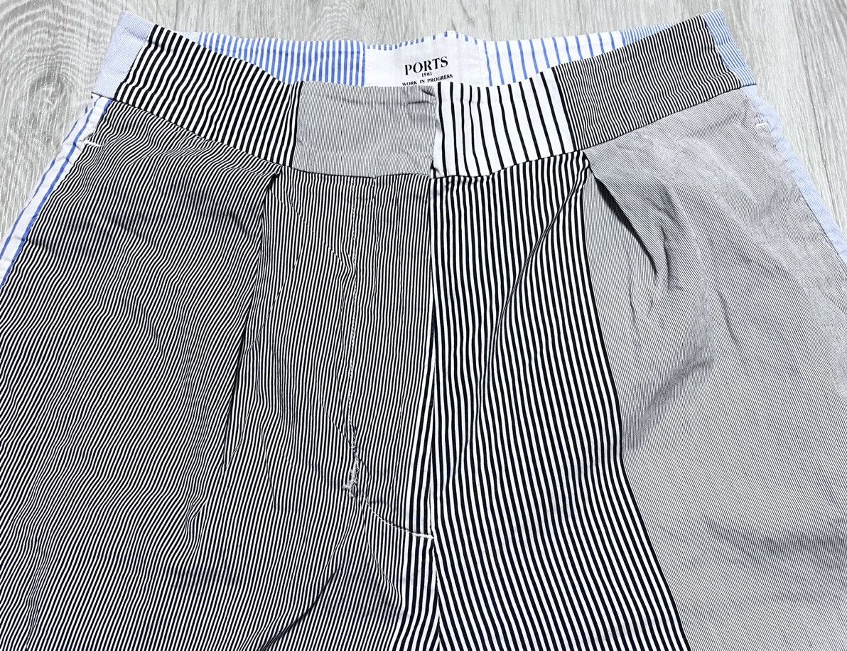 Ports 1961 Women’s Ports 1961 Patchwork Striped Trousers Pants Culottes Size 27" / US 4 / IT 40 - 3 Thumbnail