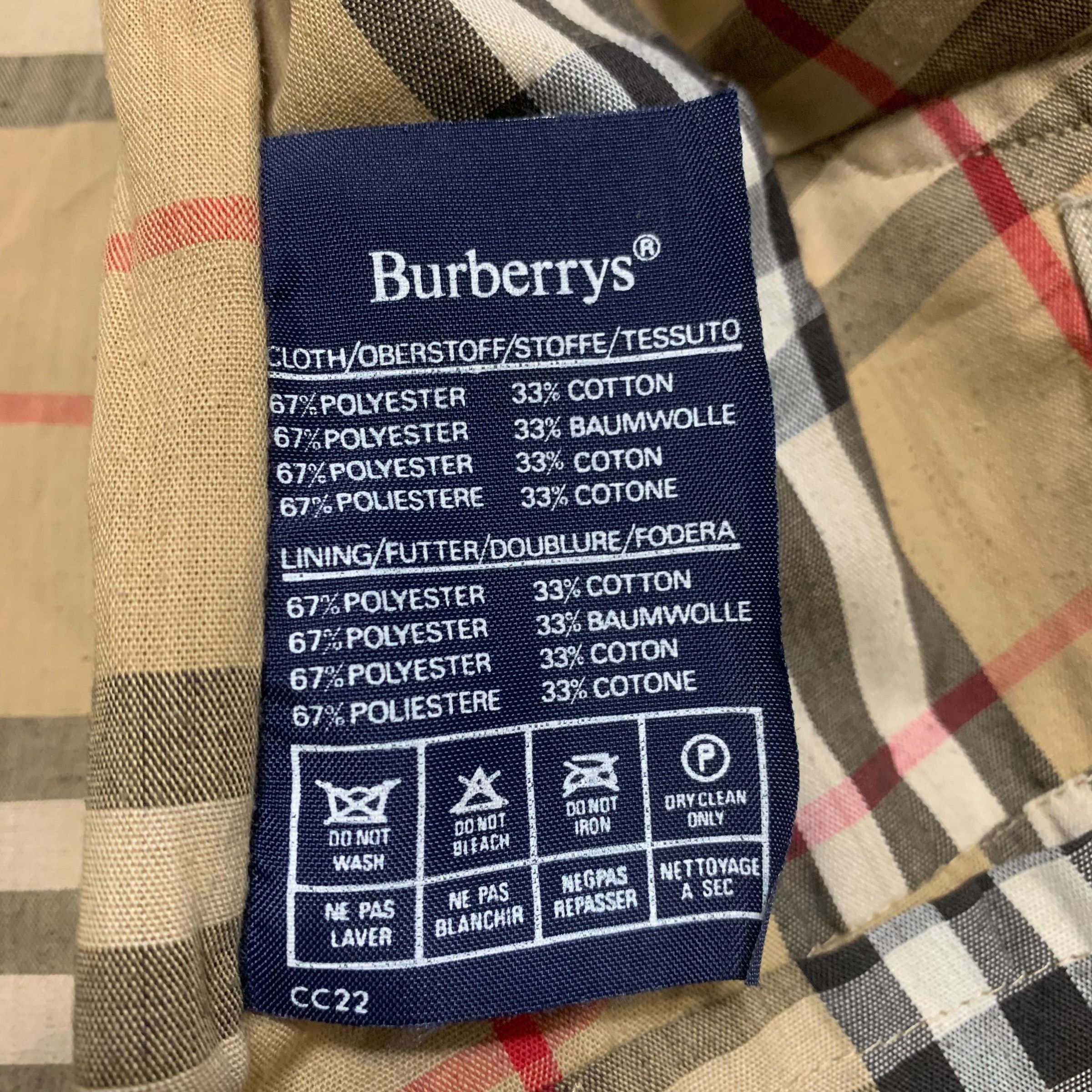 Burberry Vintage 80s Burberrys Nova Check Overcoat Size US M / EU 48-50 / 2 - 7 Thumbnail