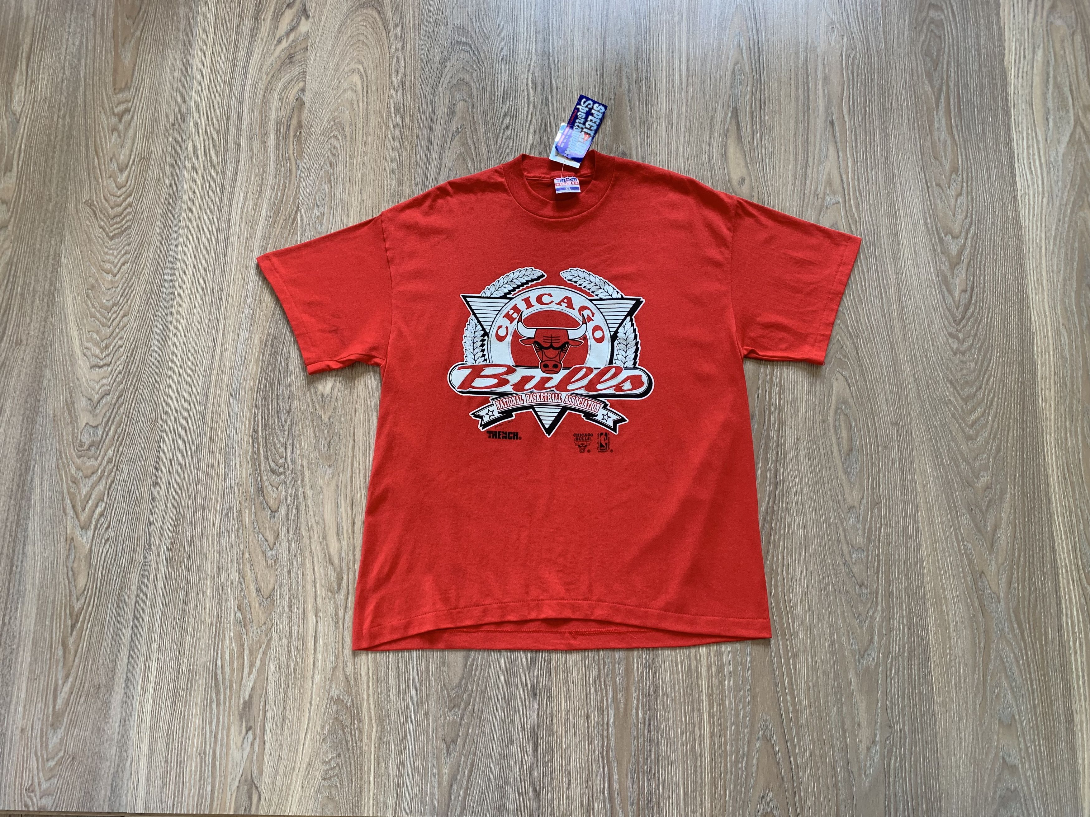 NBA × Vintage New Vintage NBA Chicago Bulls 1992 T-Shirt Size US XL / EU 56 / 4 - 11 Thumbnail