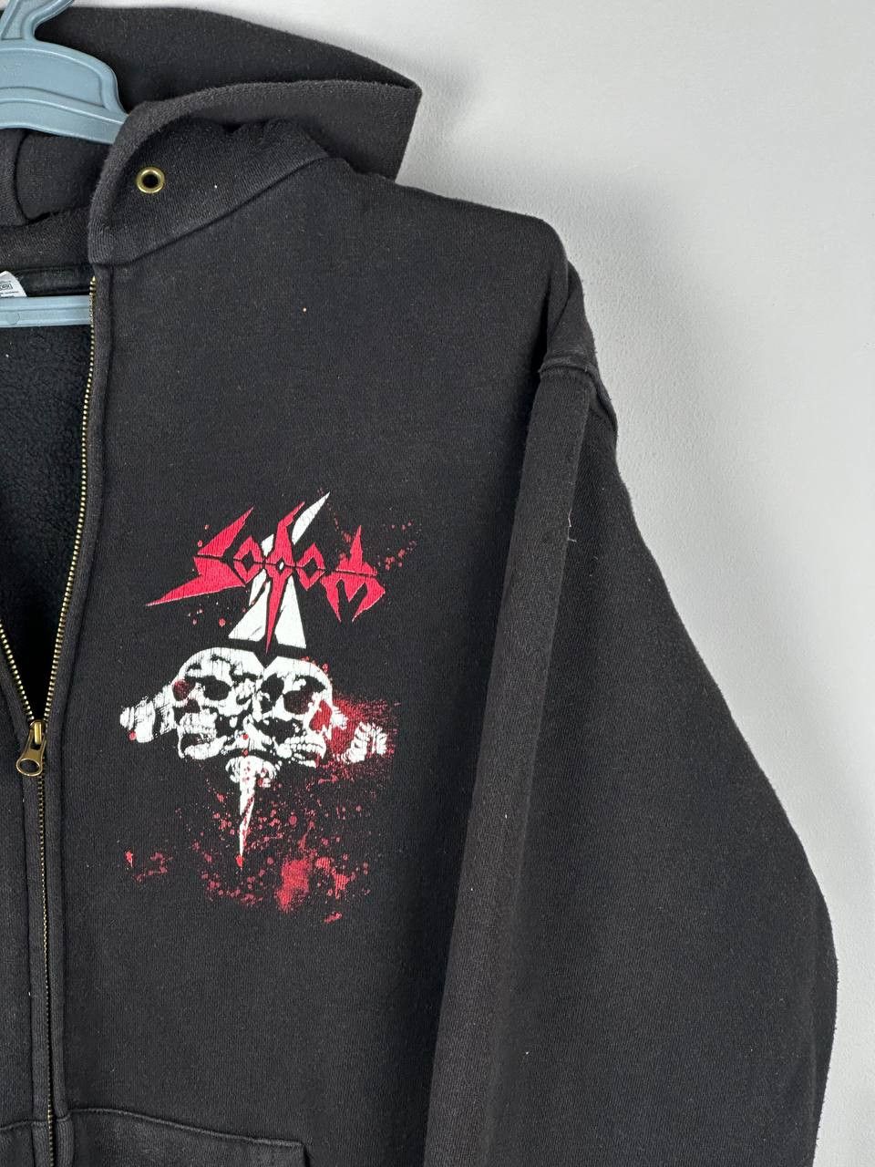 Band Tees Sodom Band In War And Peace Album Rock Zip Hoodie Size US M / EU 48-50 / 2 - 5 Thumbnail