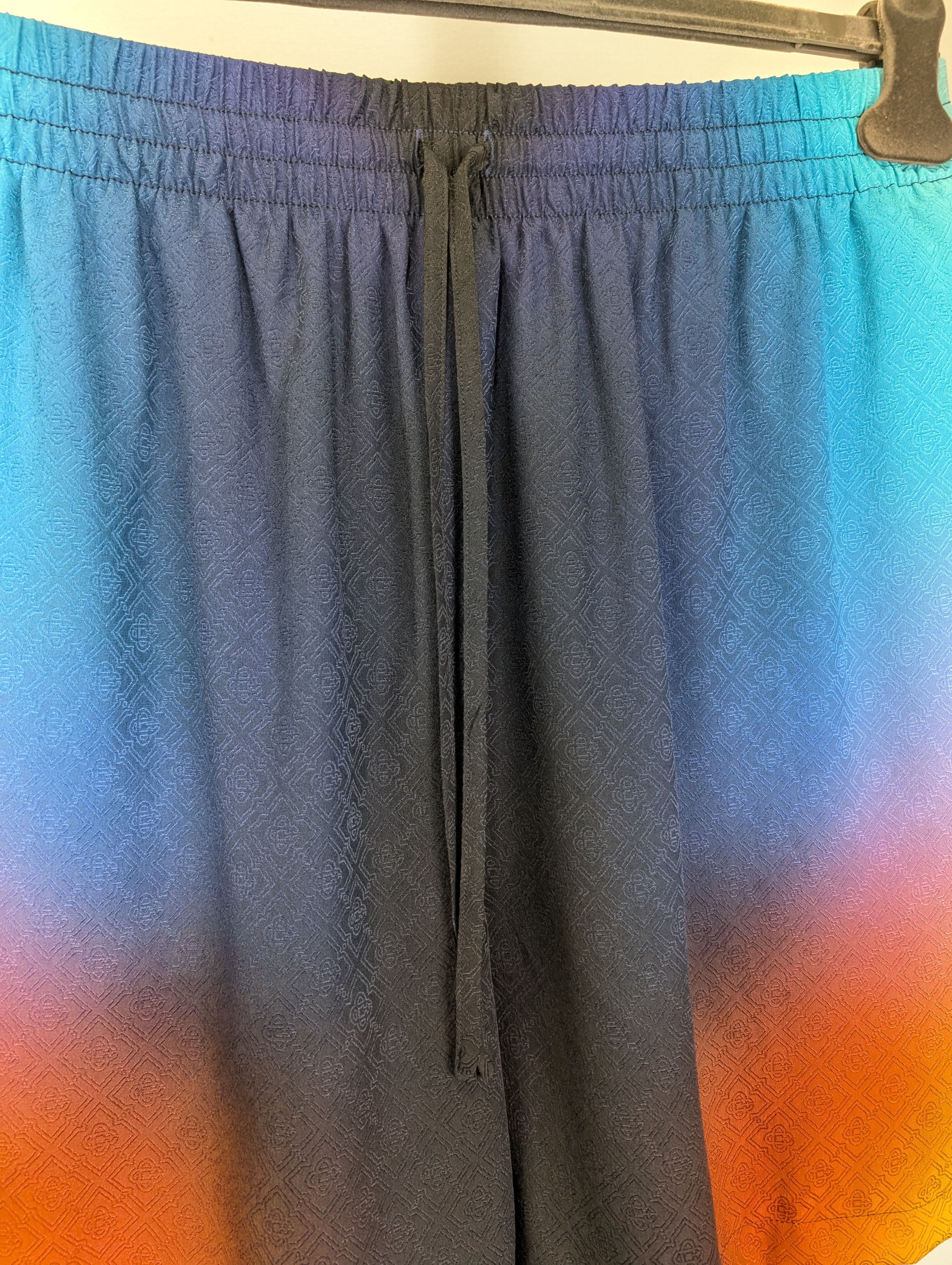 Casablanca o1rshd1 DUP / Drawstring Silk Shorts in Gradient Size US 36 / EU 52 - 8 Thumbnail