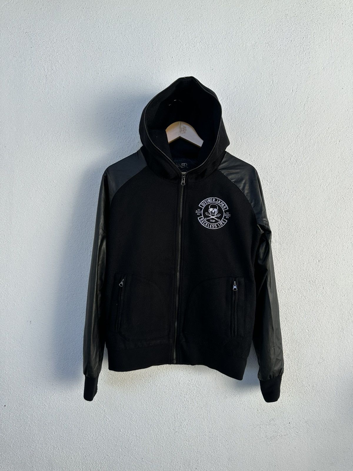 If Six Was Nine Deviner Skull Punk Full Zipper Jacket Size US M / EU 48-50 / 2 - 5 Thumbnail