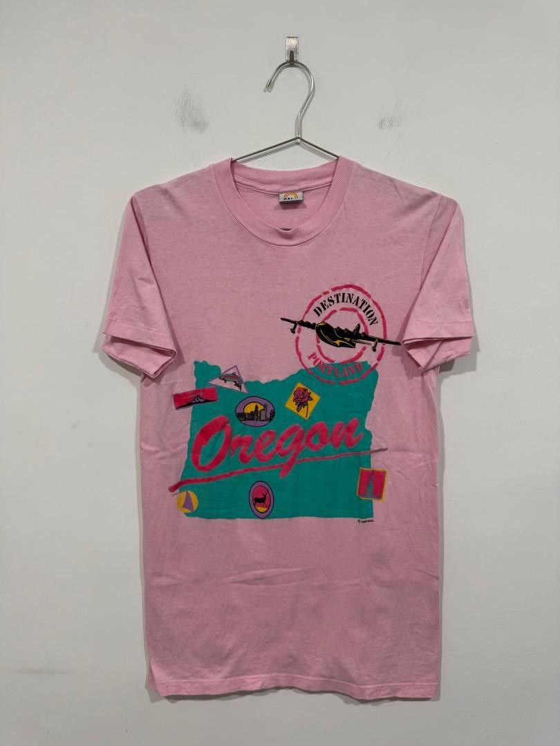 Vintage Vintage Cal-Cru Oregon Tee Size US S / EU 44-46 / 1 - 1 Thumbnail