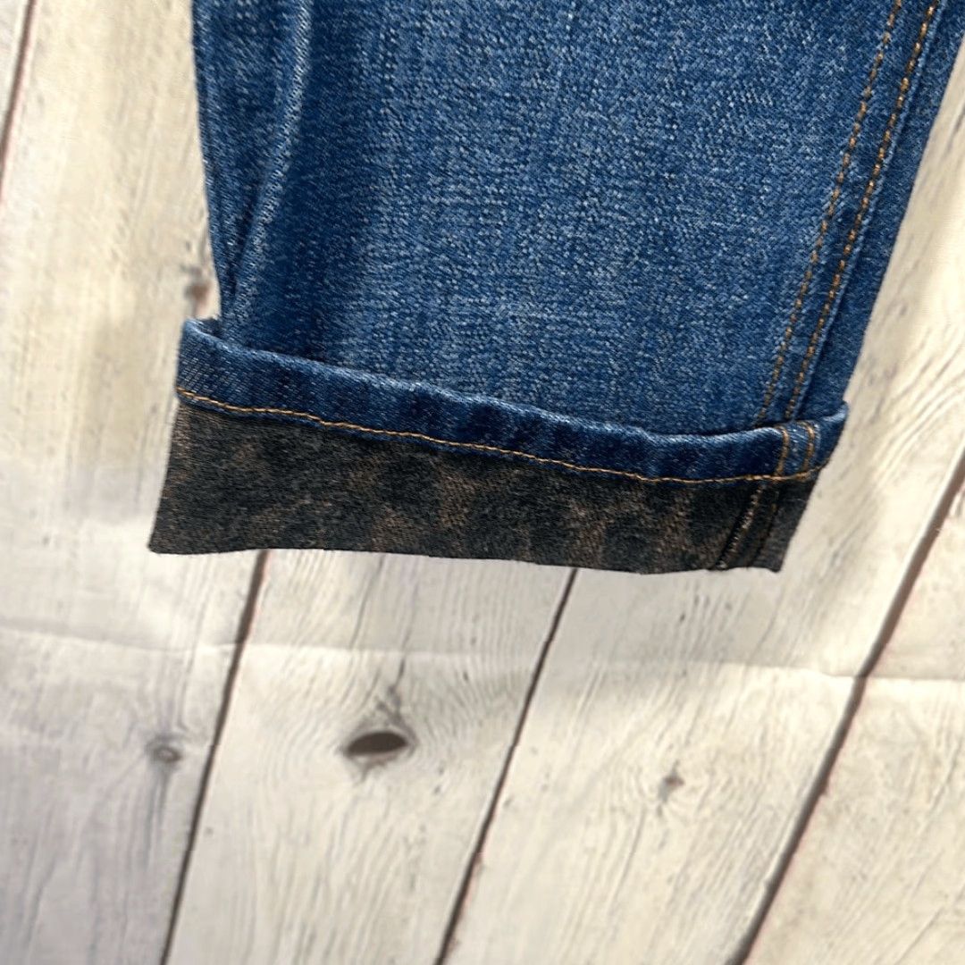 Vintage Joes Jeans Women’s Skinny Jeans 28 Leopard Blue Denim Made in USA Womens Size 28" / US 6 / IT 42 - 3 Thumbnail