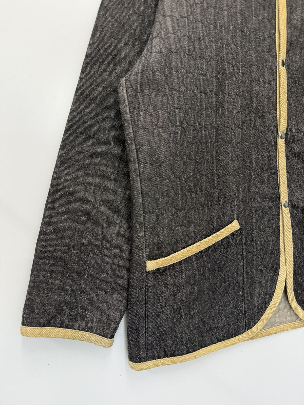 Global Work 🔥 DENIM GLOBAL WORK QUILTED CORD COLLAR LIGHT JACKET - M Size US M / EU 48-50 / 2 - 3 Thumbnail