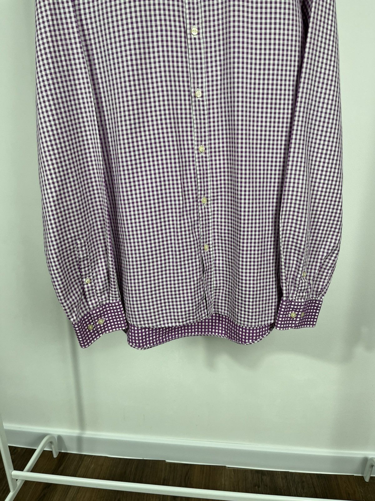 Etro Etro Milano Shirt Men’s Size 40 – Purple Gingham Slim Fit Size US L / EU 52-54 / 3 - 5 Thumbnail