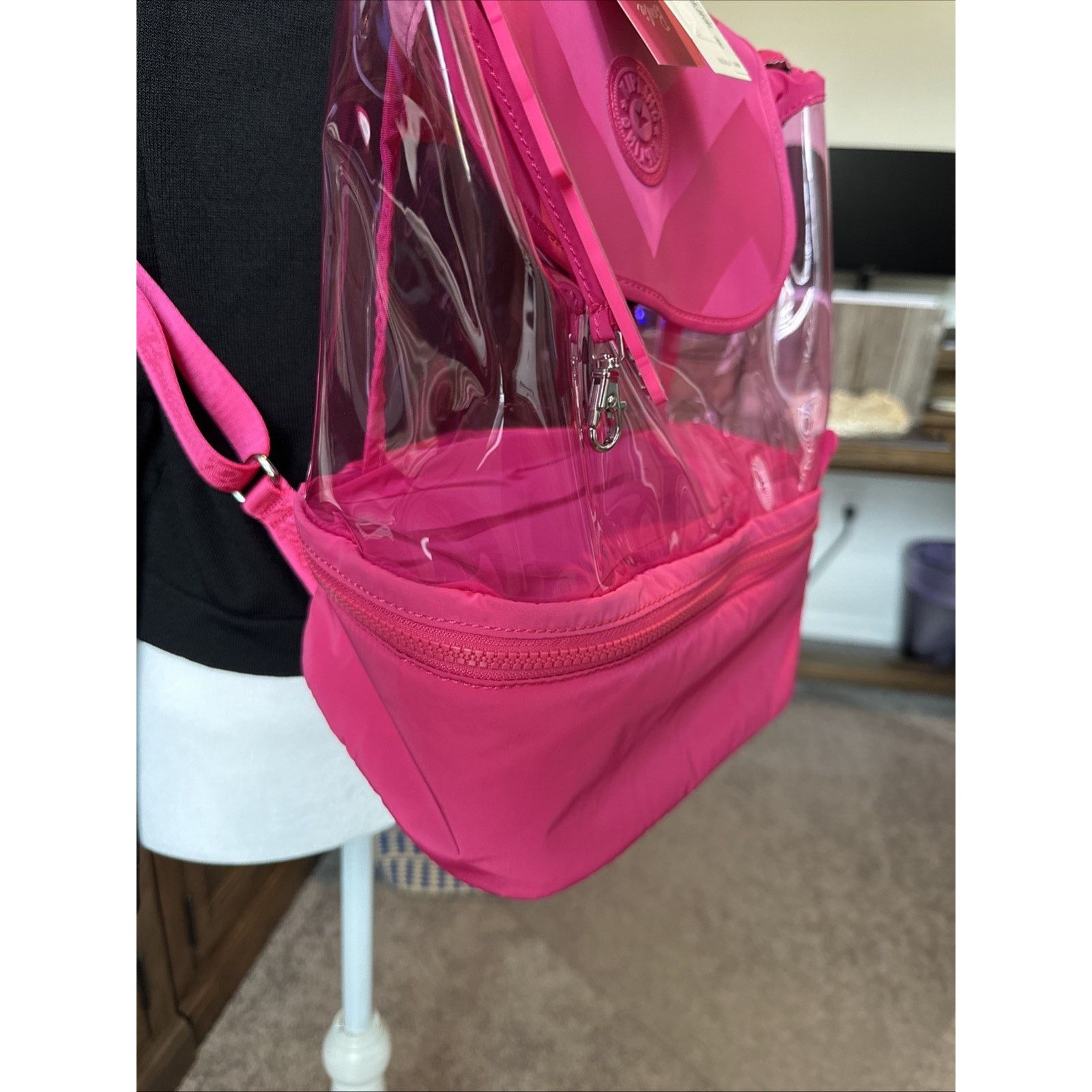 Other Kipling X Barbie DarleeTransparent Pink Backpack $149 NWT Size ONE SIZE - 7 Thumbnail