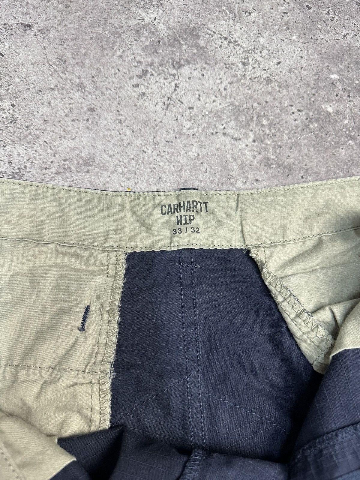 Carhartt × Vintage Vintage Carhartt Aviation Cargo Pants Faded Blue Distressed Size US 33 - 8 Thumbnail