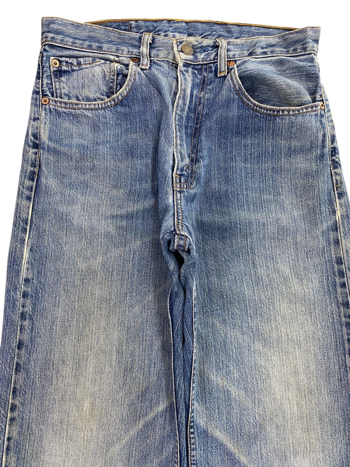 Levi's Levi’s Light Wash Ripped Style Straight Leg Jeans Size US 29 - 2 Thumbnail