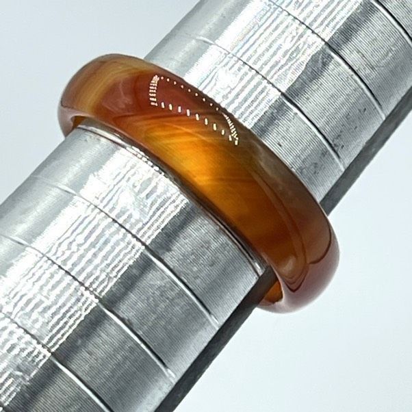 Other Carnelian crystal stone ring size 7.5 healing all stone no m Size ONE SIZE - 5 Thumbnail