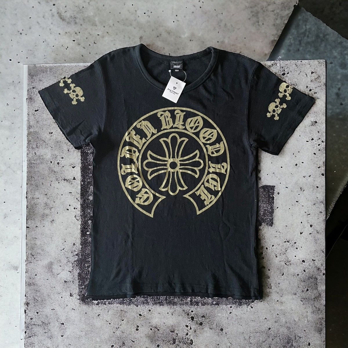 image of Archival Clothing x Le Grande Bleu L G B Shisky Japanes Brand Inspired By Brand Chrome Heart in Bla