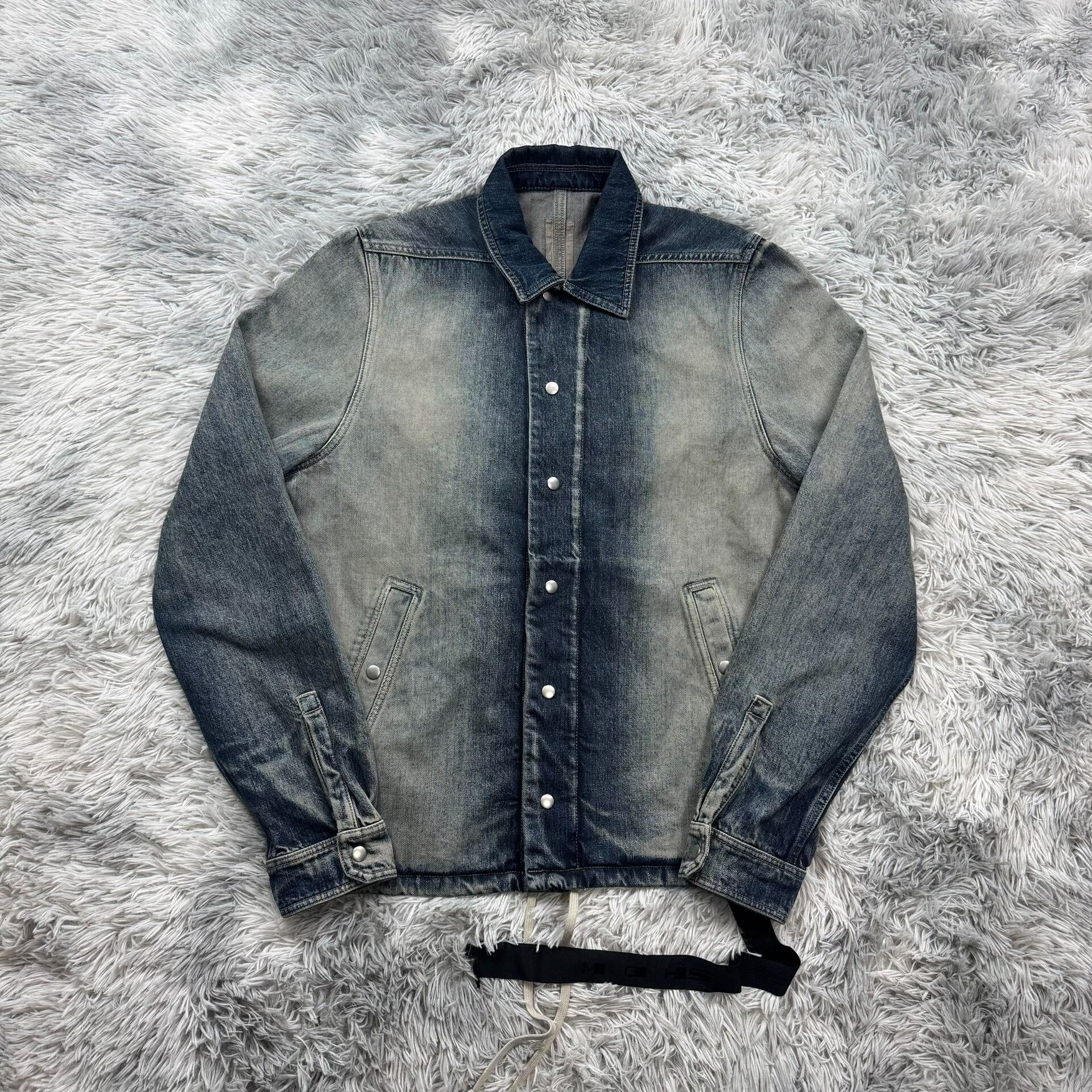 Rick Owens Rick Owens Gradient Denim Jacket Size US M / EU 48-50 / 2 - 1 Thumbnail