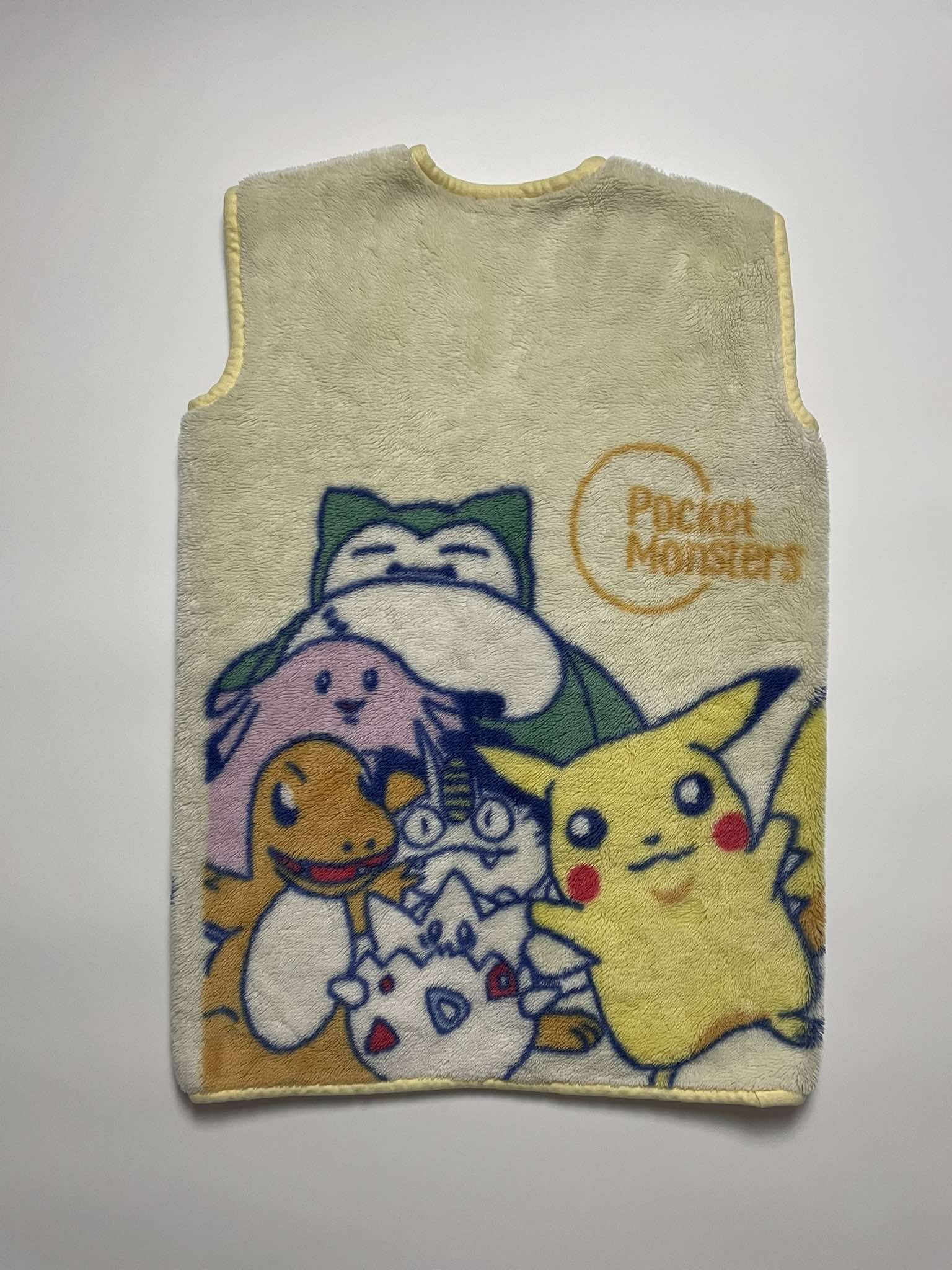 Band Tees × Vintage Vintage Pokemon Nintendo Zip Vest Size US L / EU 52-54 / 3 - 2 Thumbnail