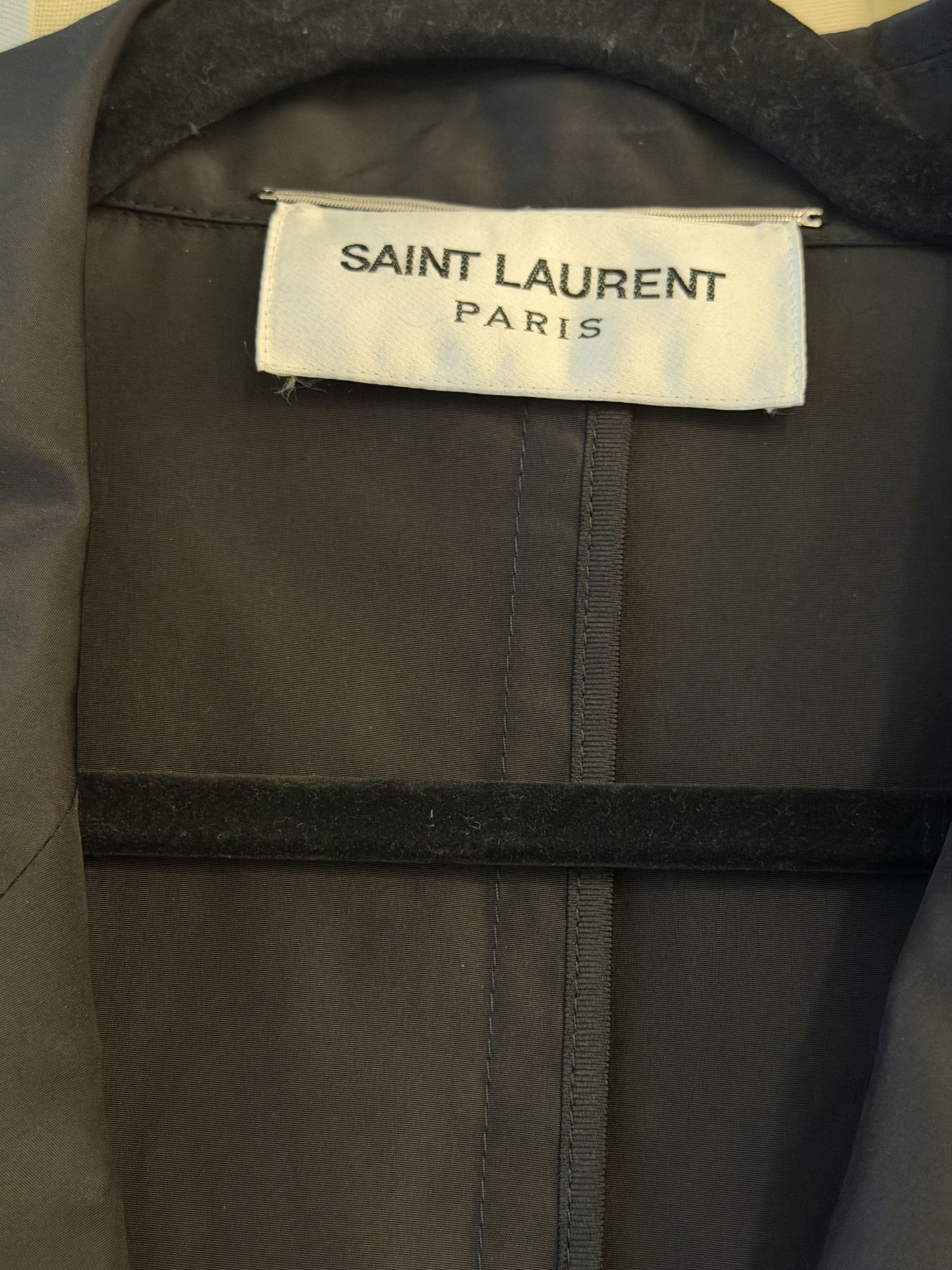 Saint Laurent Paris long coat in silk taffeta Size US M / EU 48-50 / 2 - 6 Thumbnail