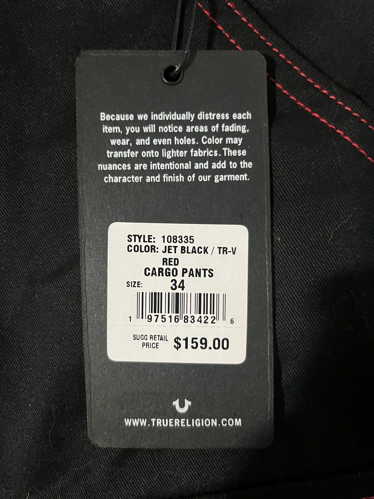 True Religion BRAND NEW True religion cargo pants Size US 34 / EU 50 - 6 Thumbnail