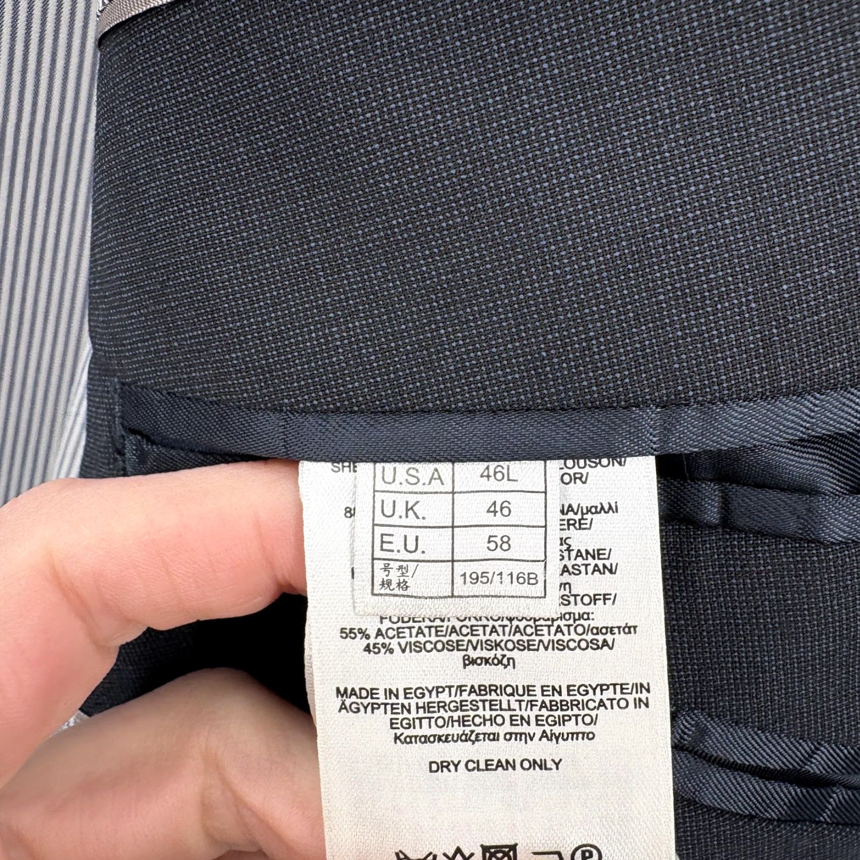 Brooks Brothers Brooks Brothers 346 Blazer Mens 46L Blue Wool Explorer Fitzgerald Fit Sport Coat Size 46R - 6 Thumbnail