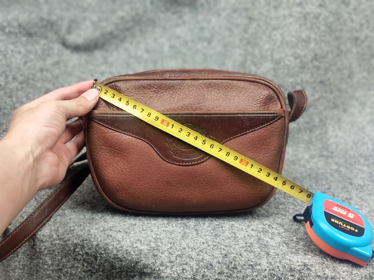 Burberry Vintage 90's Burberry brown leather messenger shoulder bag Size ONE SIZE - 18 Thumbnail