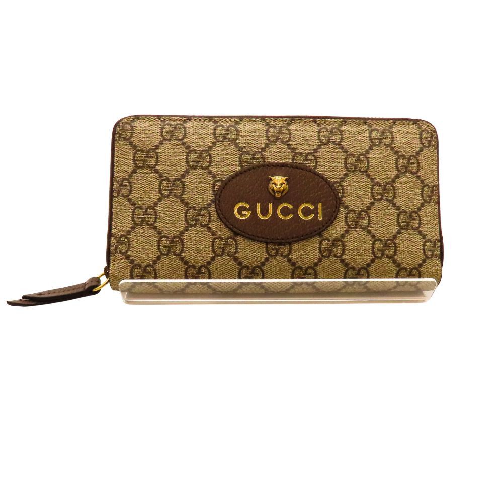 Gucci Gucci Gucci Neo Vintage GG Supreme Long Wallet Canvas Long Wallet 473953 DUTY FREE for USA Size ONE SIZE - 1 Thumbnail