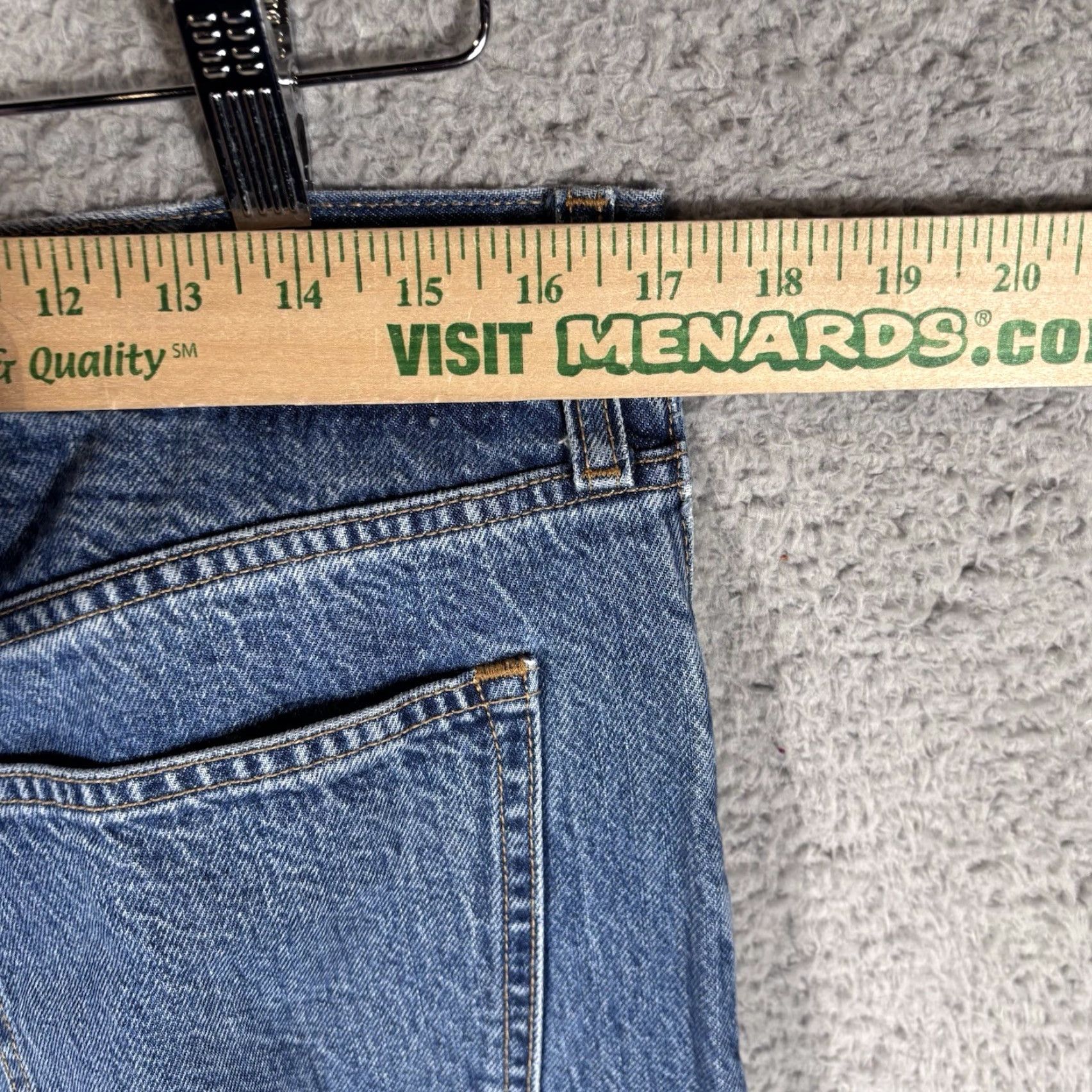 Abercrombie & Fitch Abercrombie & Fitch Jeans Women 30 Regular Straight High Rise Denim Blue 34x30 Inseam 30 Baggy Y2K Vintage Style Comfort Pockets Button Size 30" / US 8 / IT 44 - 4 Thumbnail