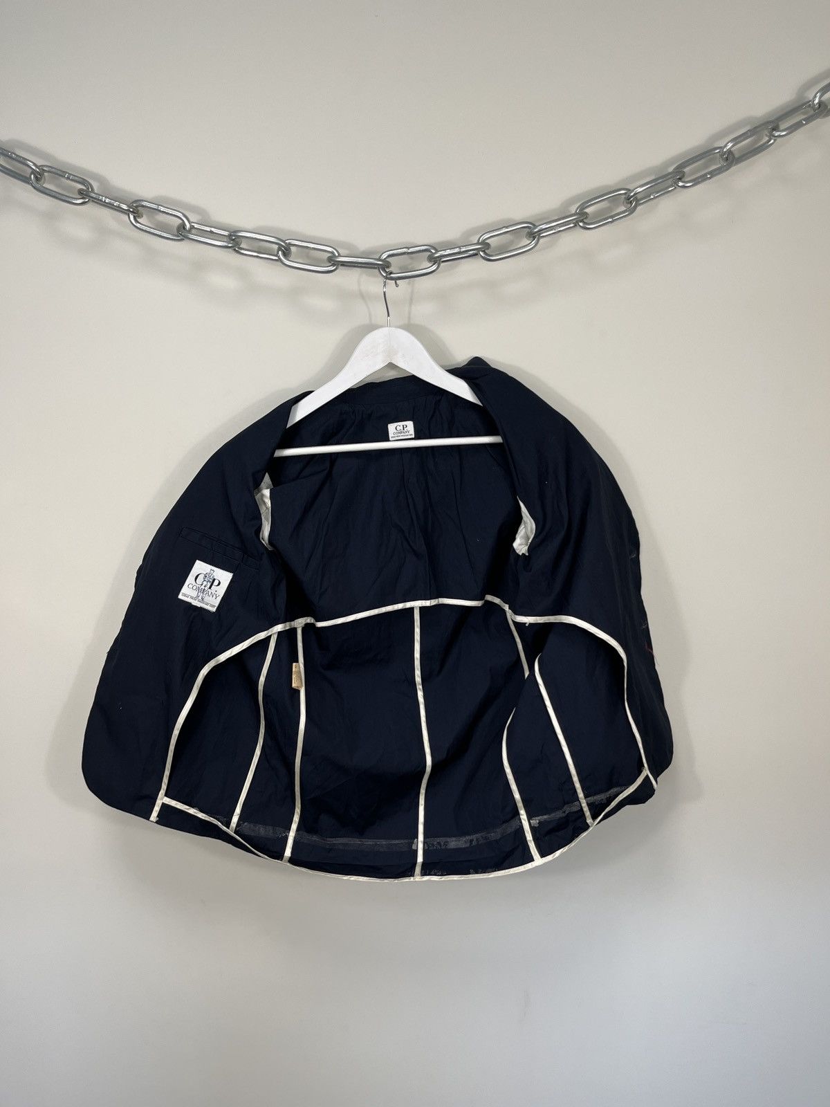 C.P. Company Vintage C.P. Company Navy Luxury Blazer Jacket Size 38R - 17 Thumbnail