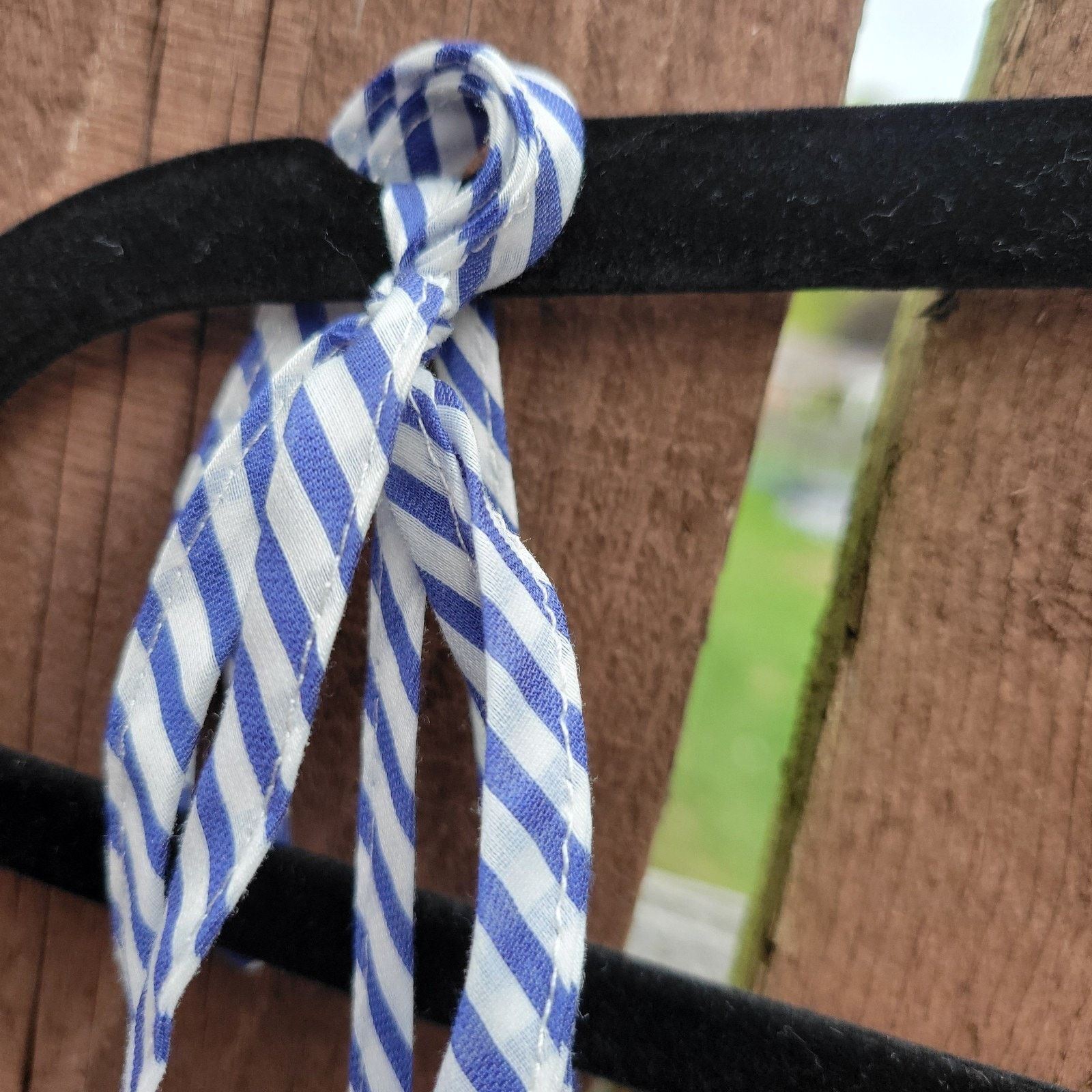 Gianni Valentino Gianni Bini Maxi Dress SZ 8 Navy Stripe Summer Tie Strap Size M / US 6-8 / IT 42-44 - 5 Thumbnail