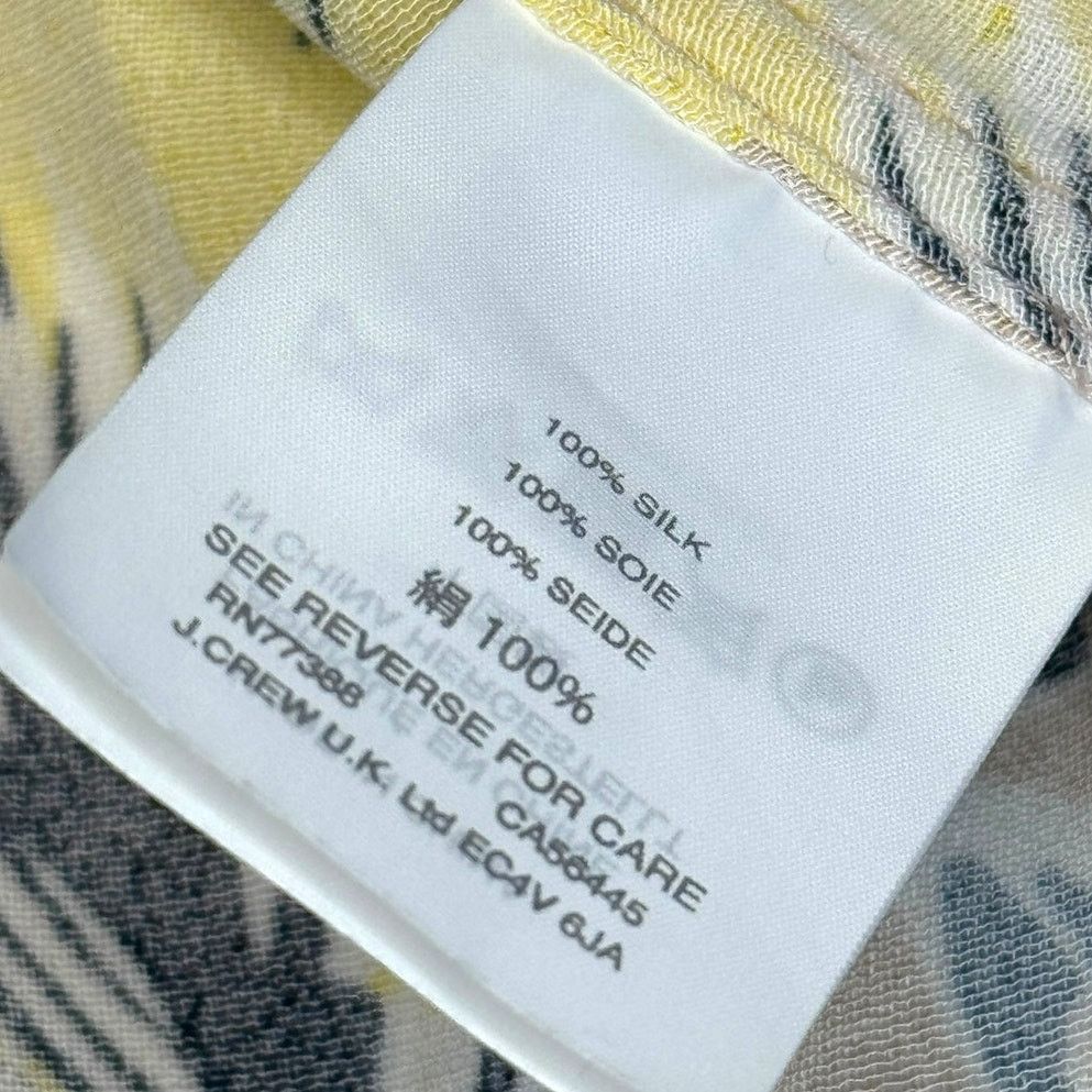 J.Crew J. Crew 100% Silk Tropical Summer Racerback Tank Blouse 0 Size XS / US 0-2 / IT 36-38 - 8 Thumbnail